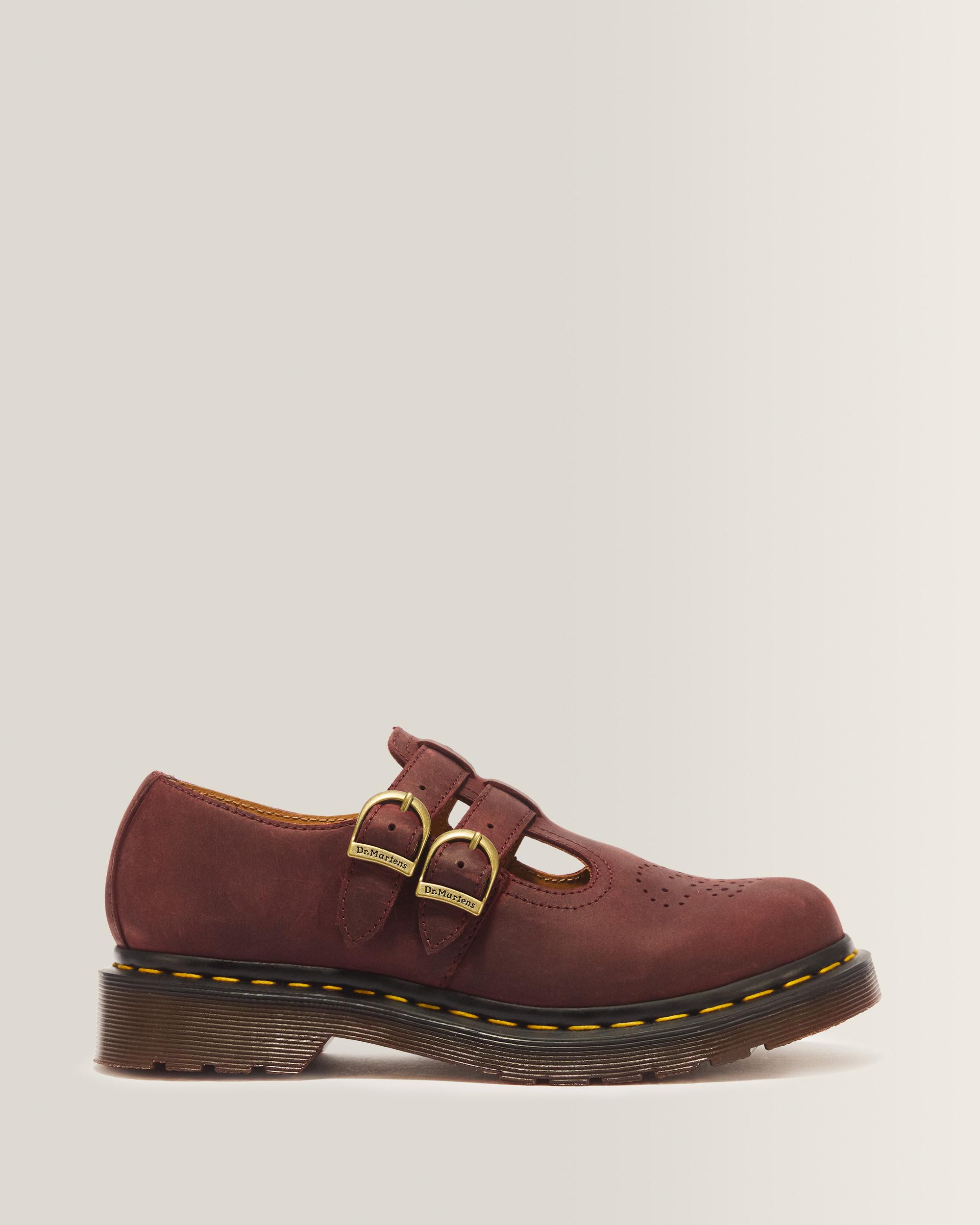8065 Crazy Horse Leather Mary Jane Shoes