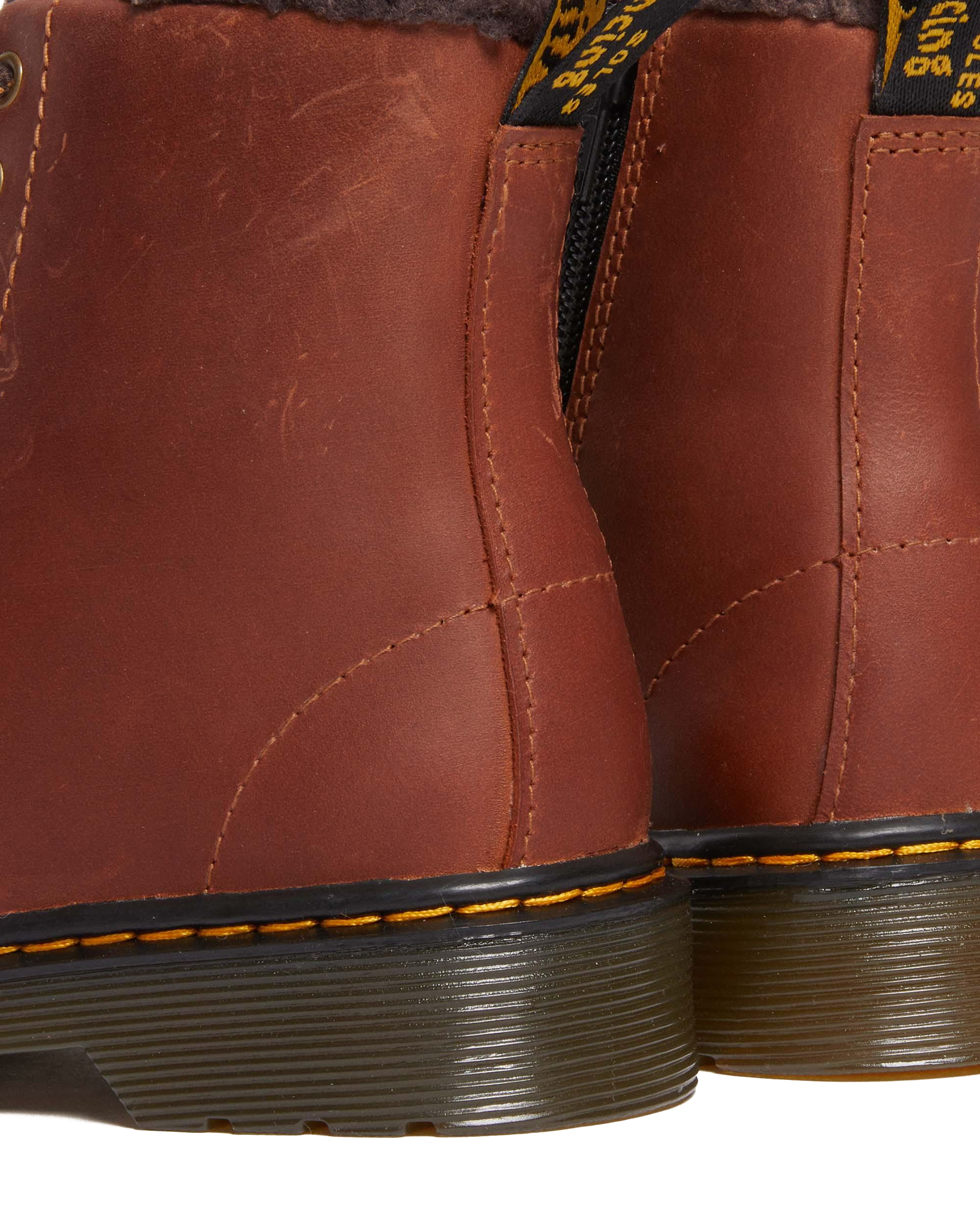 1460 Serena Junior 8 Eye Republic WP Leather Lace Up Boots