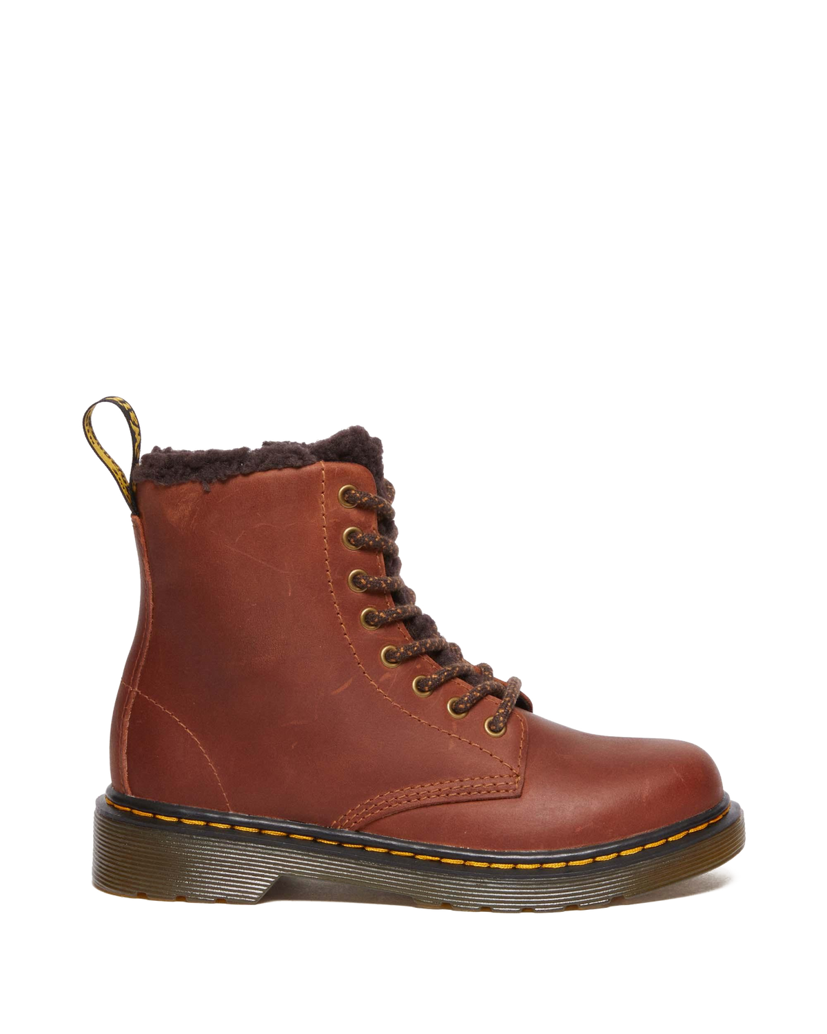 1460 Serena Junior 8 Eye Republic WP Leather Lace Up Boots