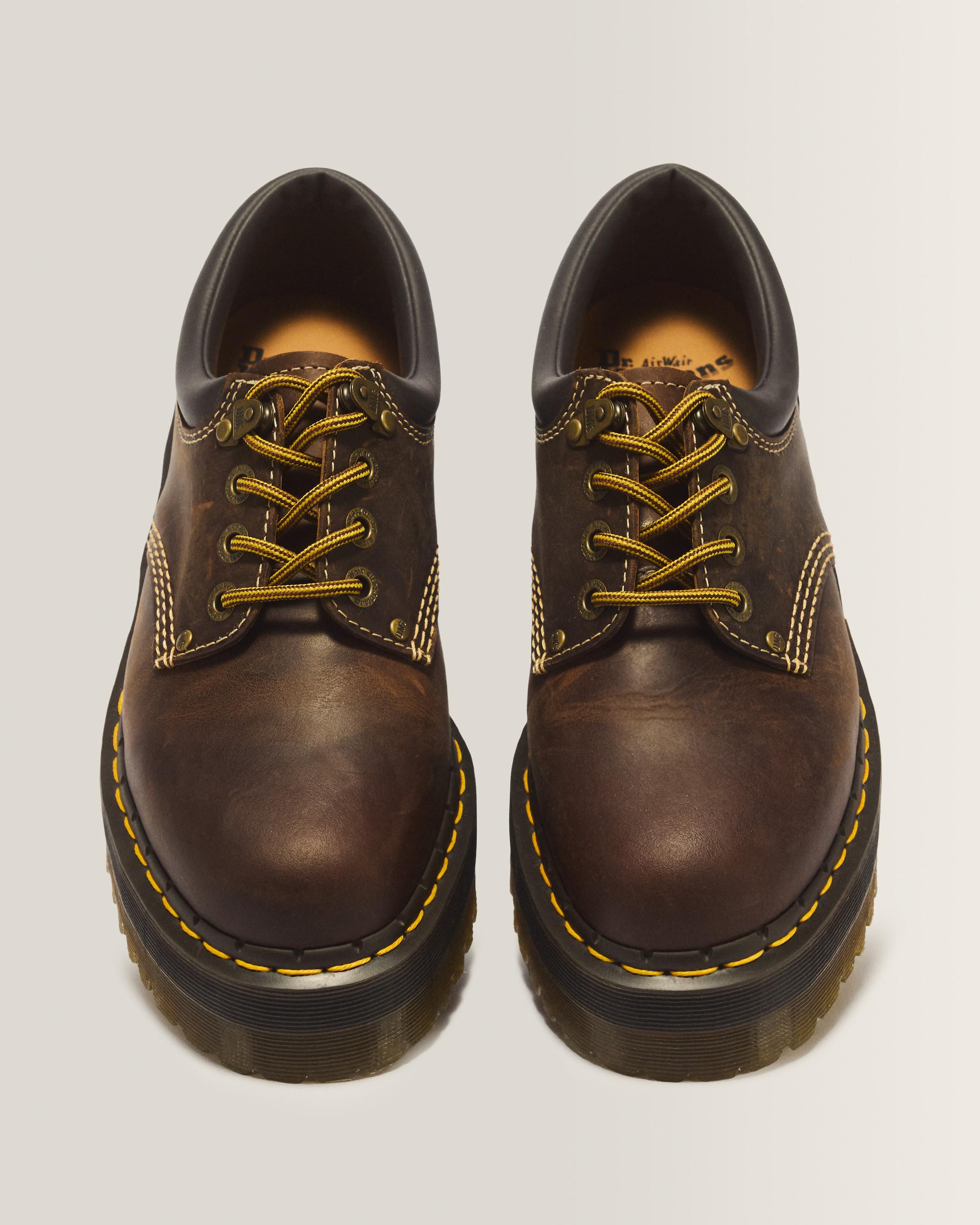 8053 Arc Crazy Horse Leather Platform Casual Shoes