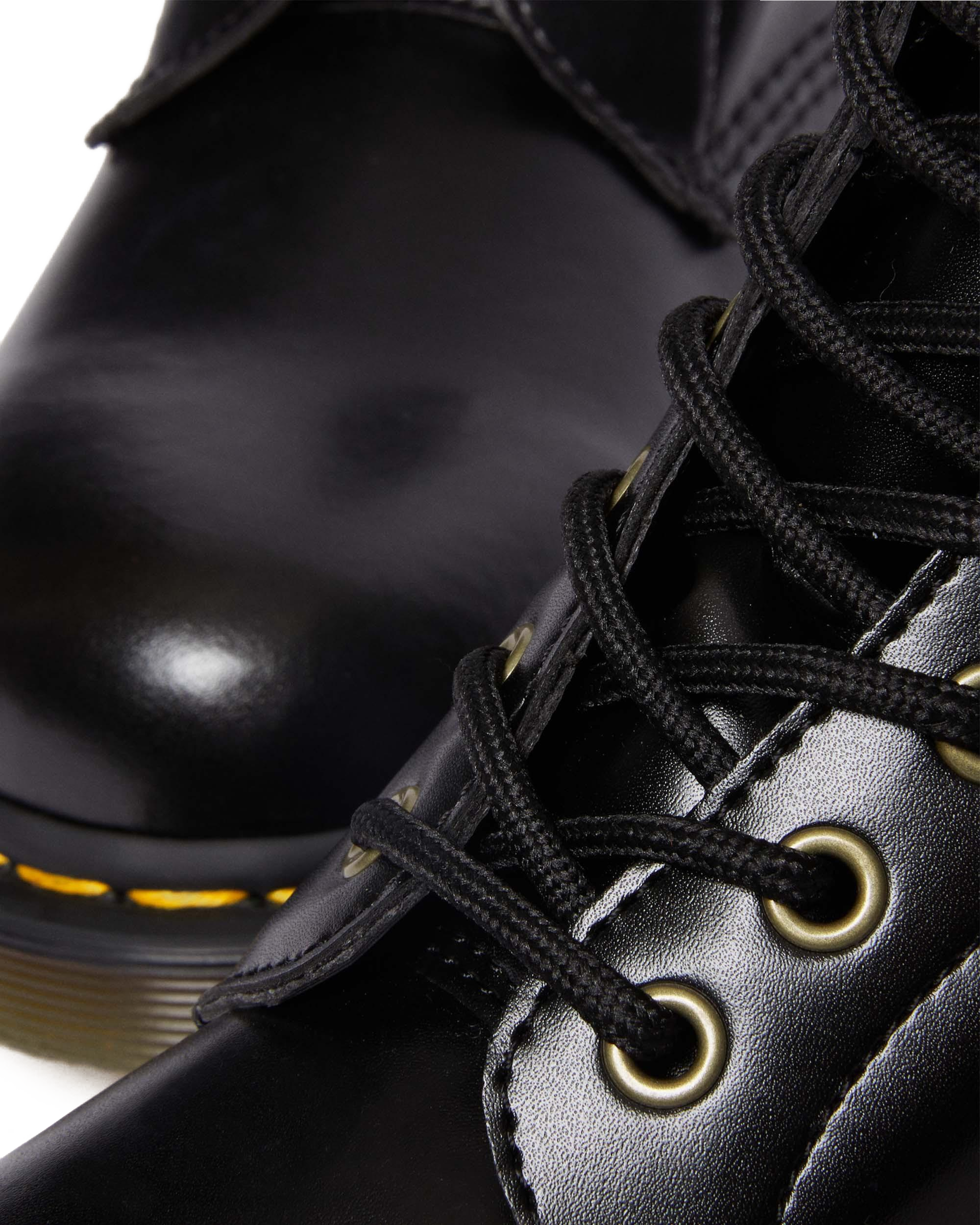 Vegan 1460 Faux Fur Lined Lace Up Boots