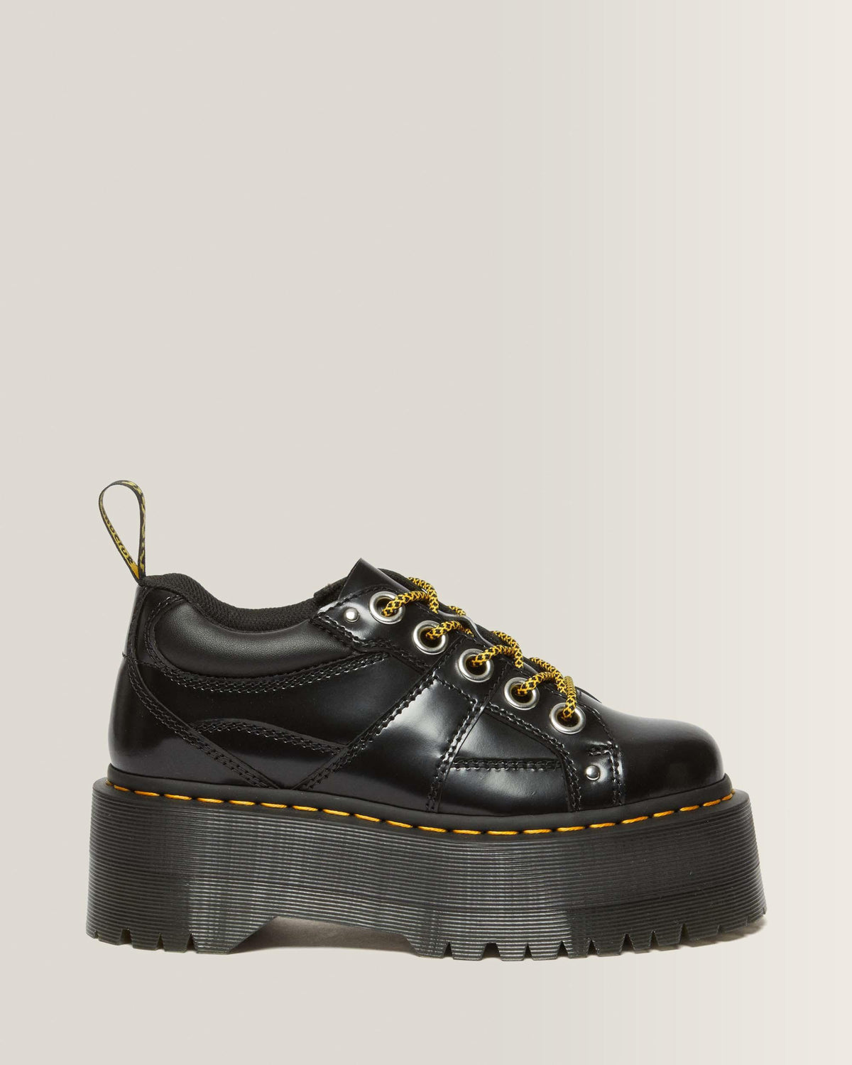 5-Eye Max Buttero Leather Platform Shoes