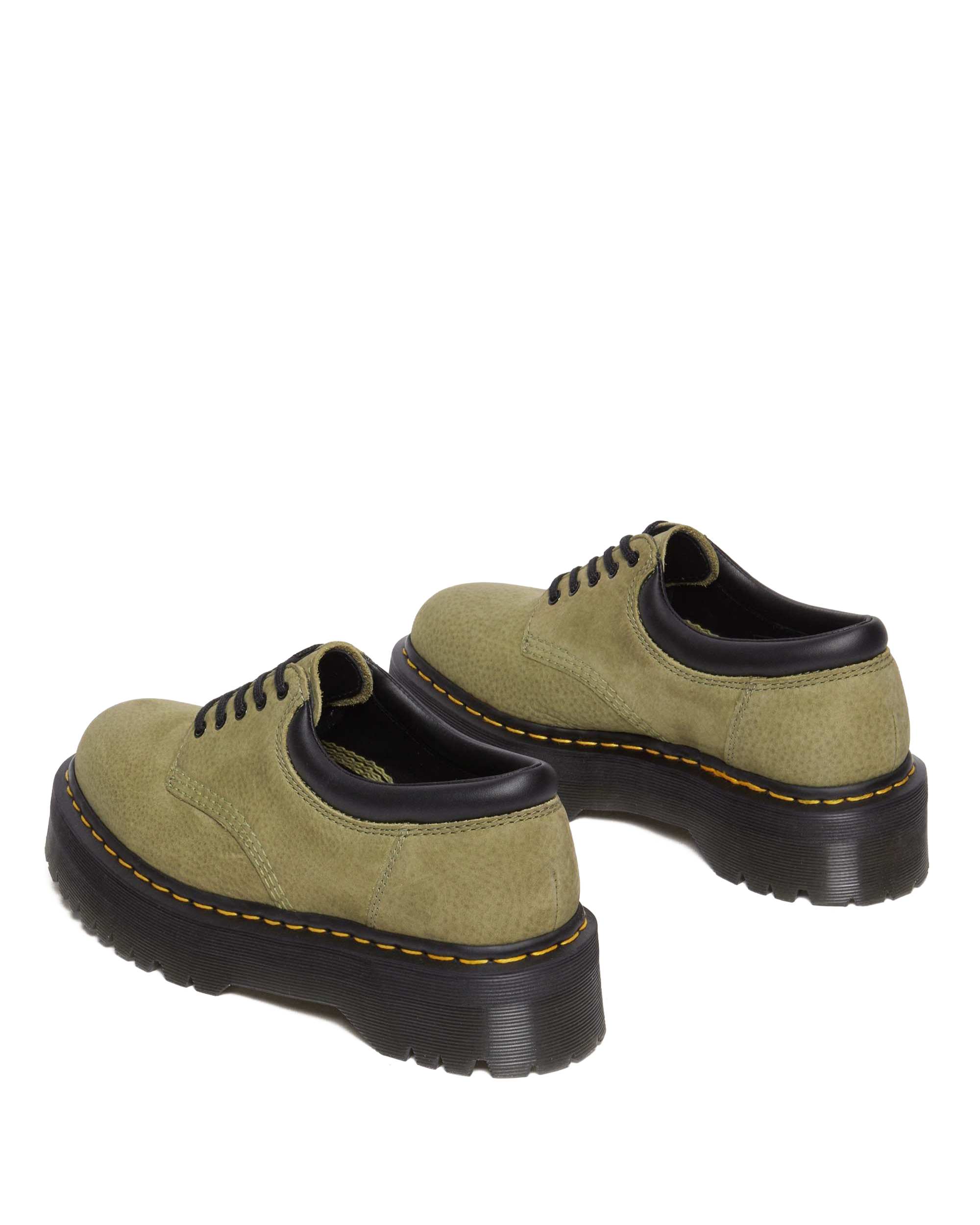 8053 Tumbled Nubuck Leather Platform Casual Shoes