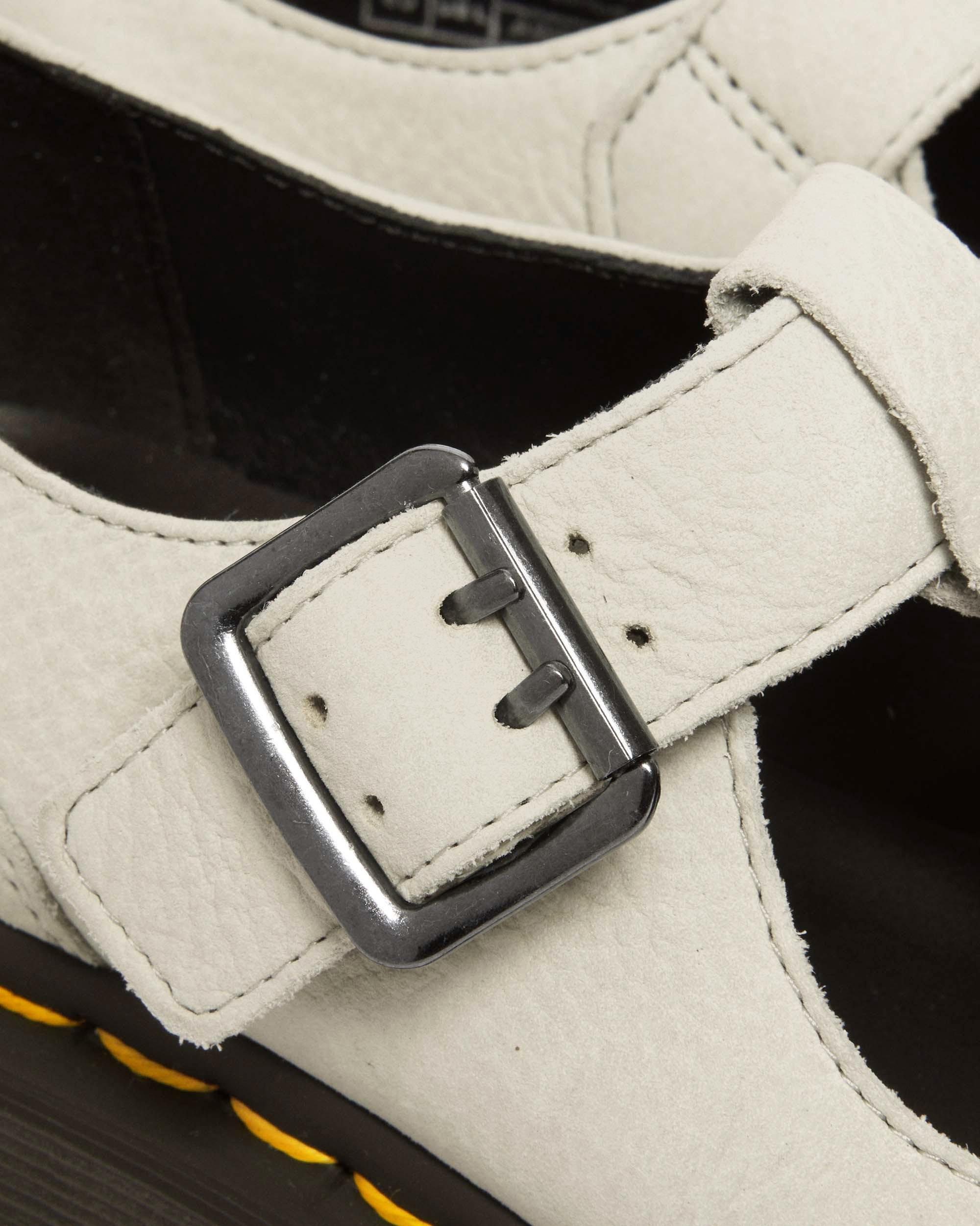 Bethan Tumbled Nubuck Leather Platform Mary Jane Shoes