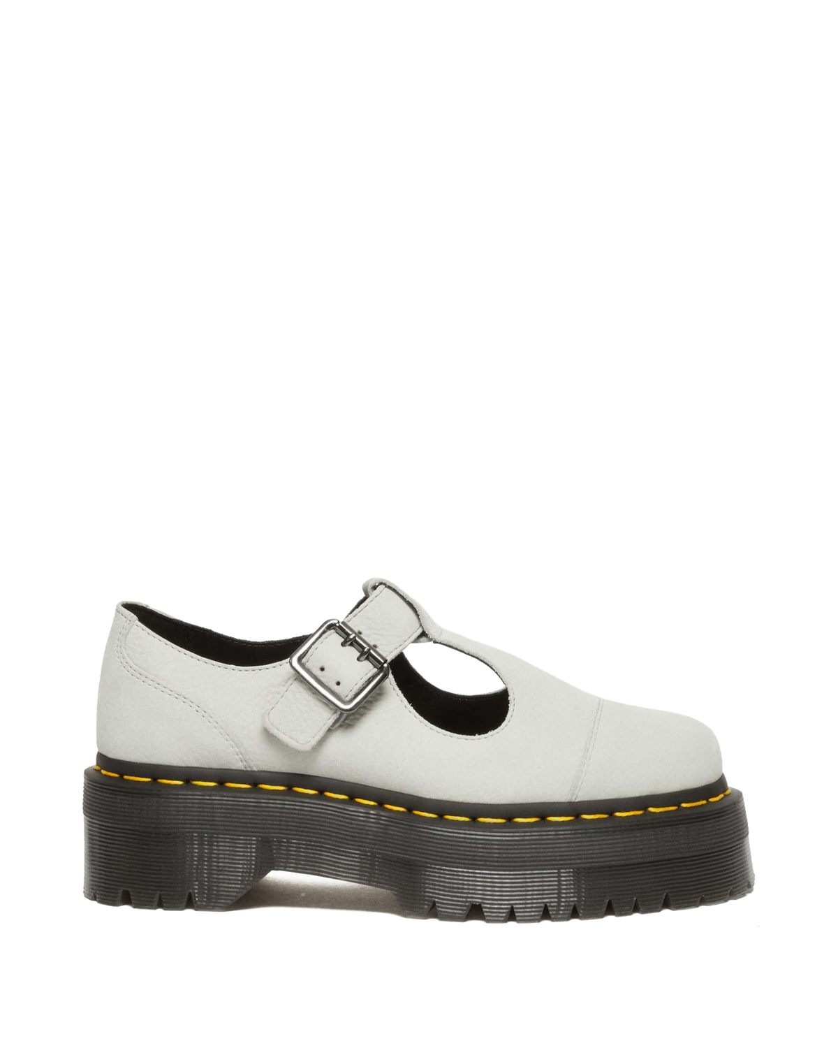 Bethan Tumbled Nubuck Leather Platform Mary Jane Shoes