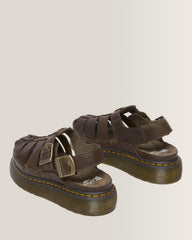 Wrenlie Grizzly Leather Fisherman Sandals