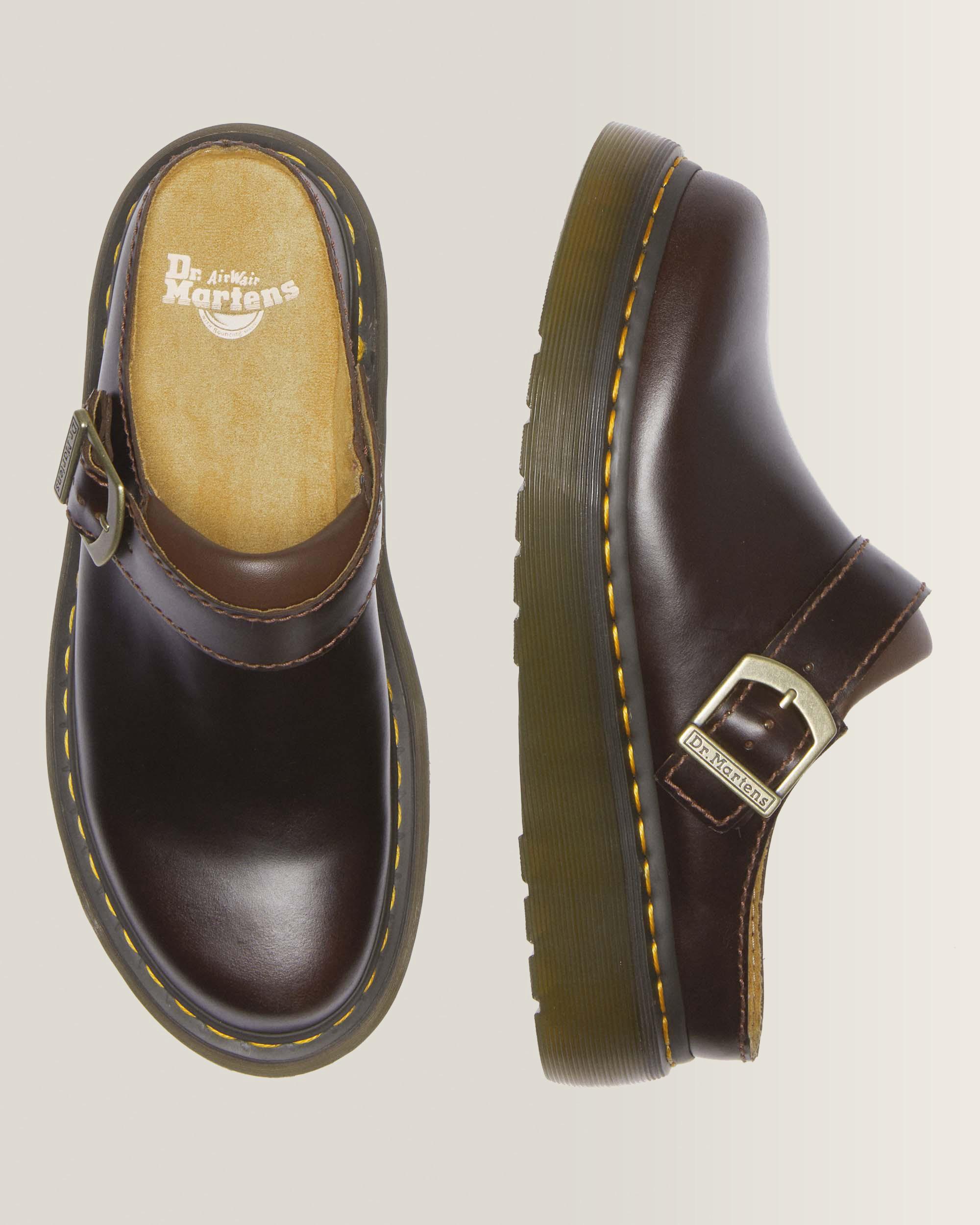 Laketen Atlas Leather Slingback Platform Mules