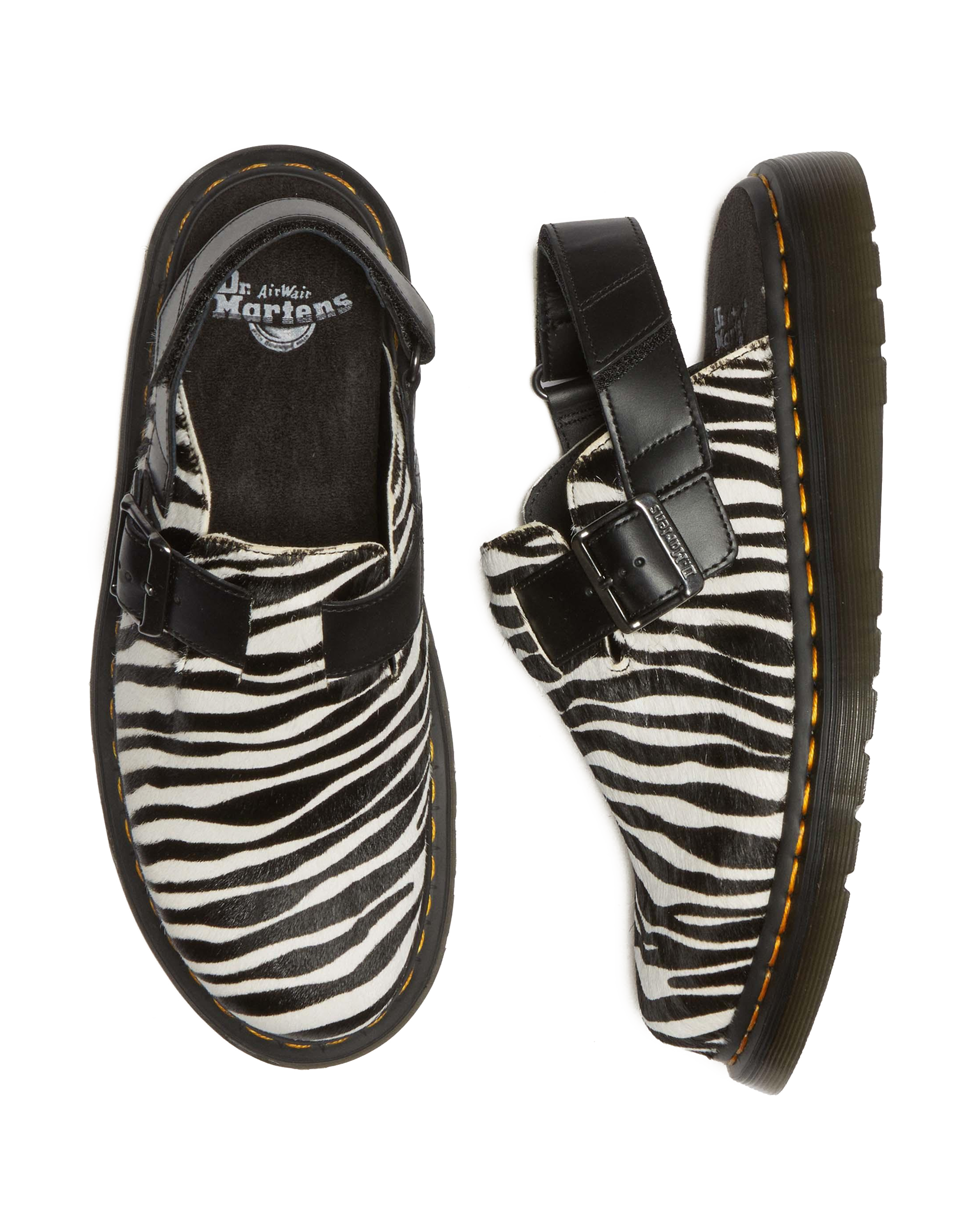 Jorge II Hair-on Animal Print Slingback Mules