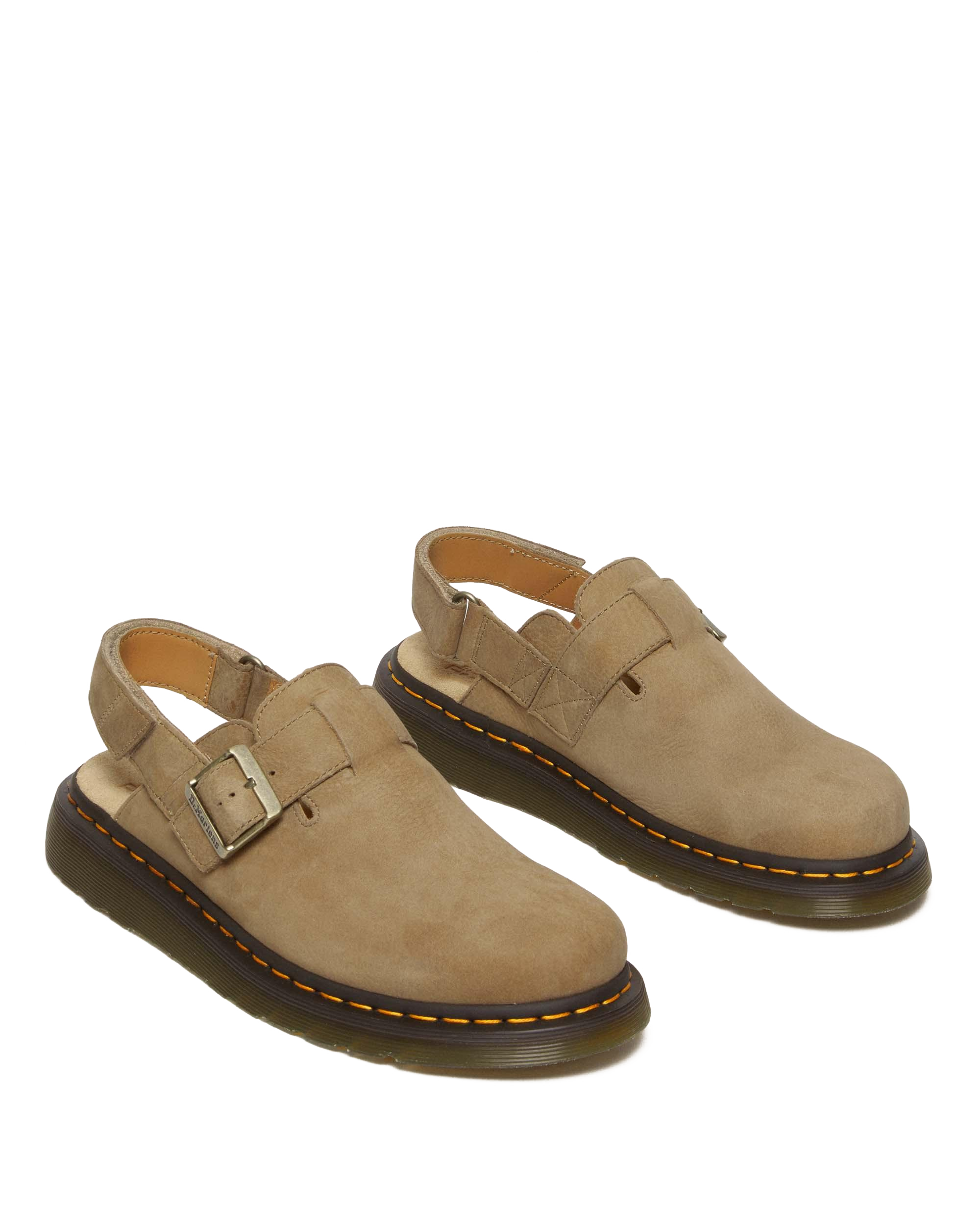 Jorge II Tumbled Nubuck Leather Slingback Mules