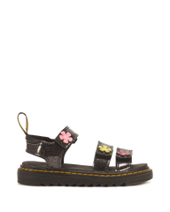 Junior Klaire Coated Glitter Velcro Sandals
