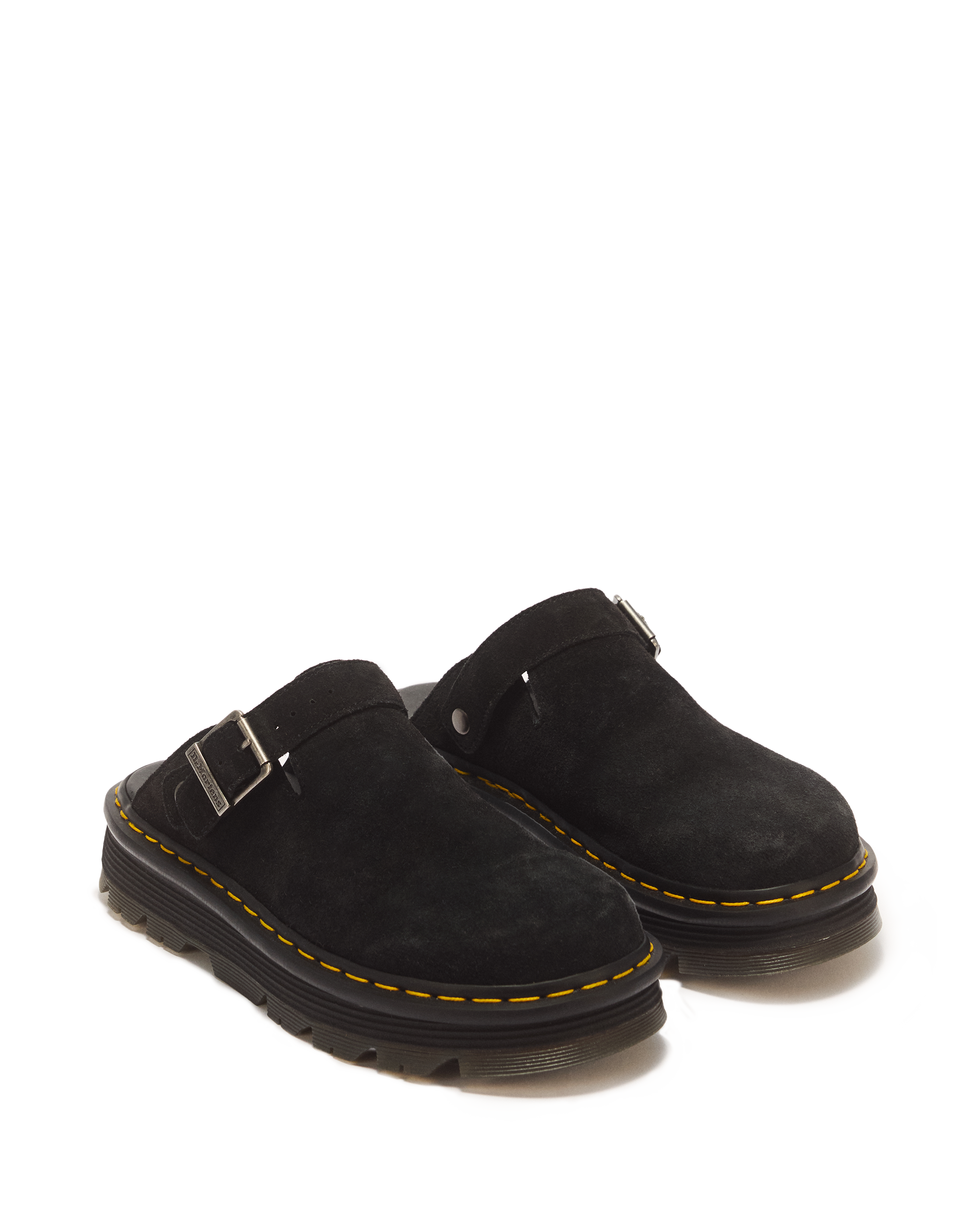 Zebzag Suede Casual Slingback Platform Mules