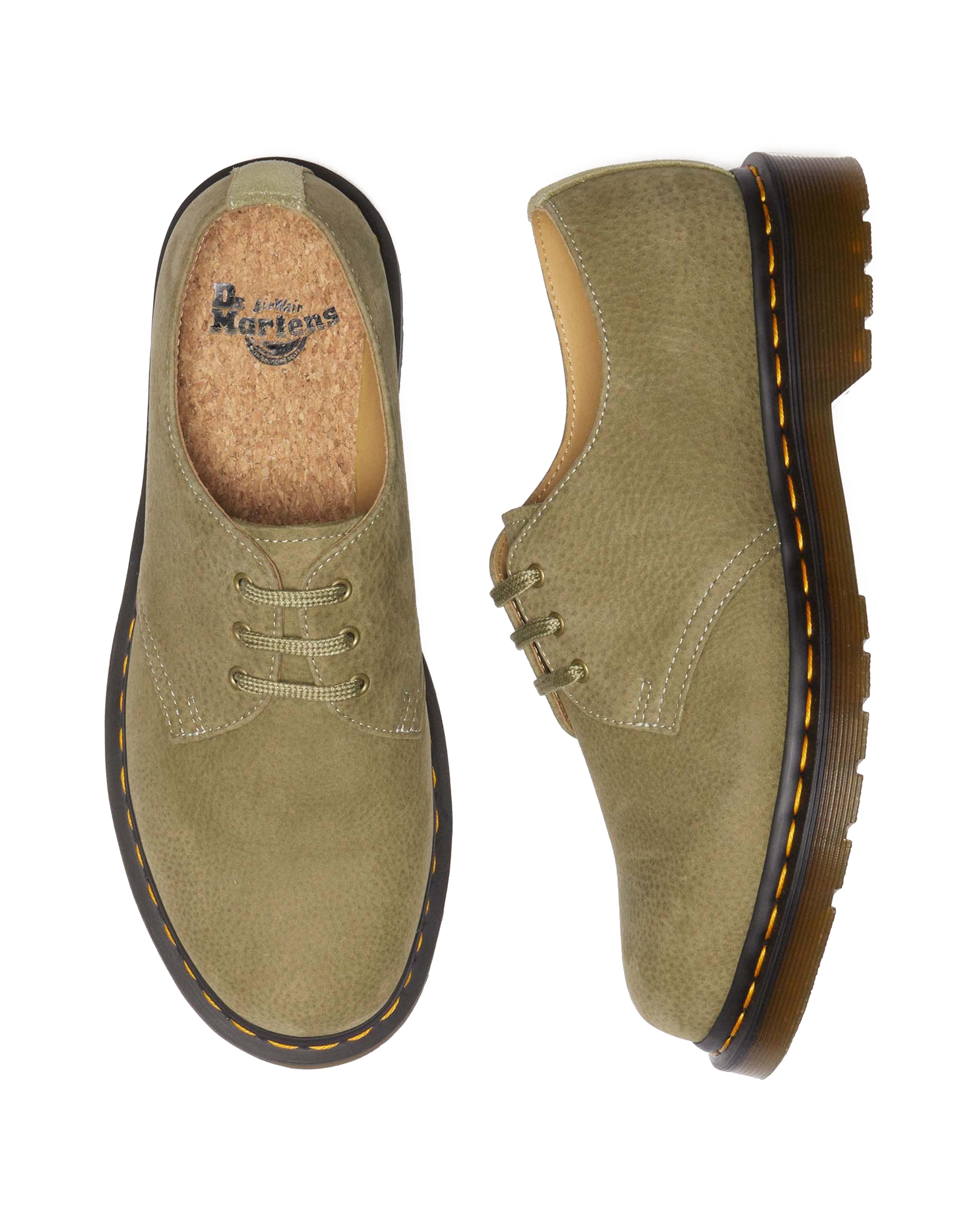 1461 Tumbled Nubuck Leather Oxford Shoes