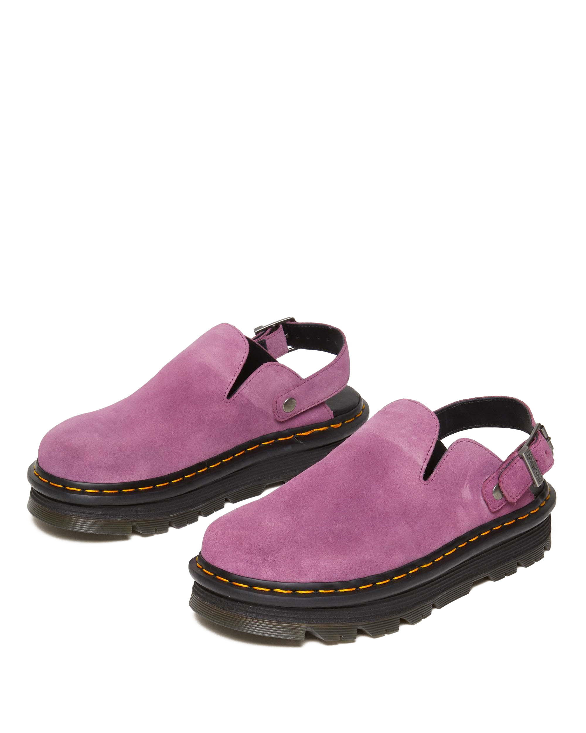 Zebzag Suede Casual Slingback Platform Mules