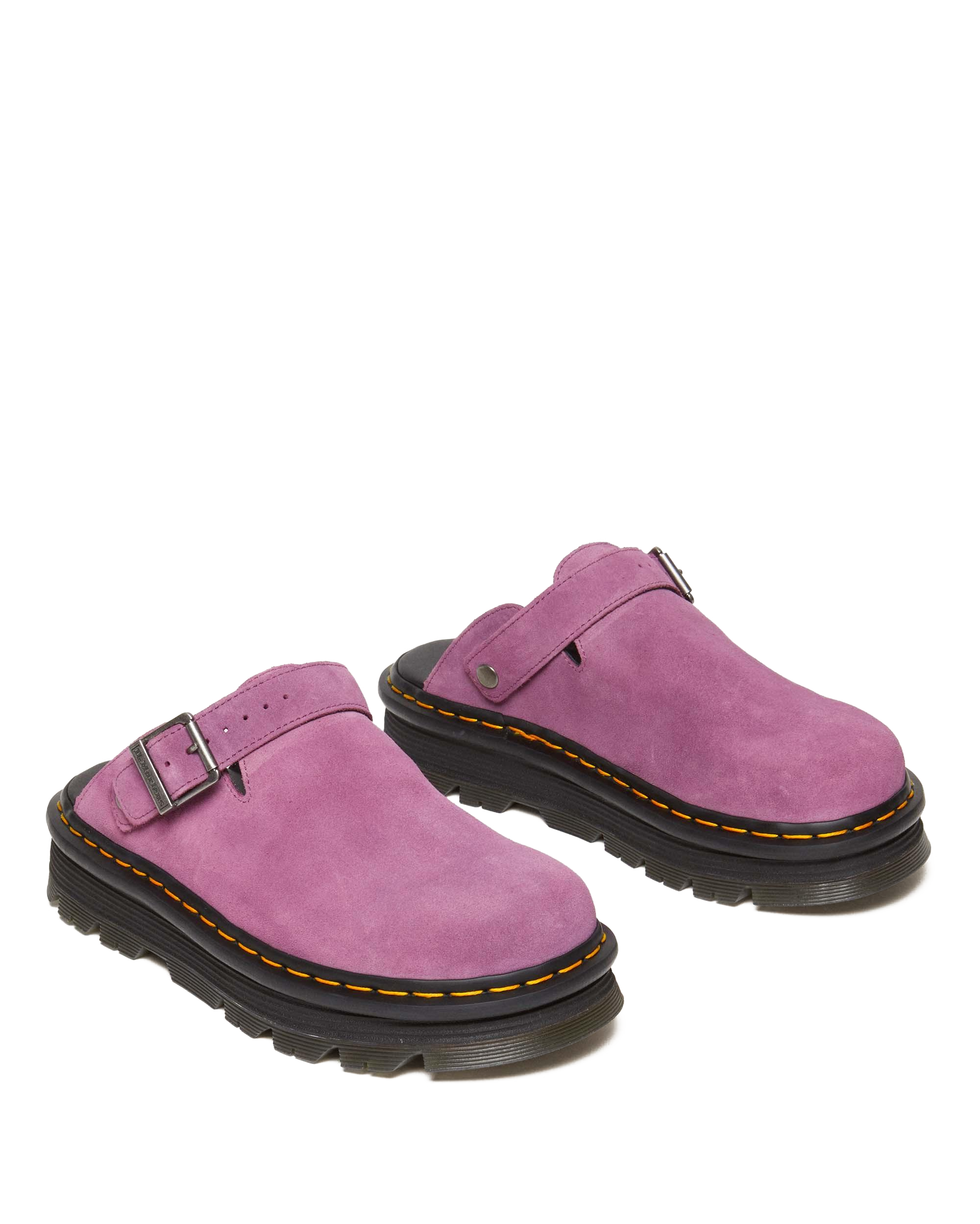 Zebzag Suede Casual Slingback Platform Mules