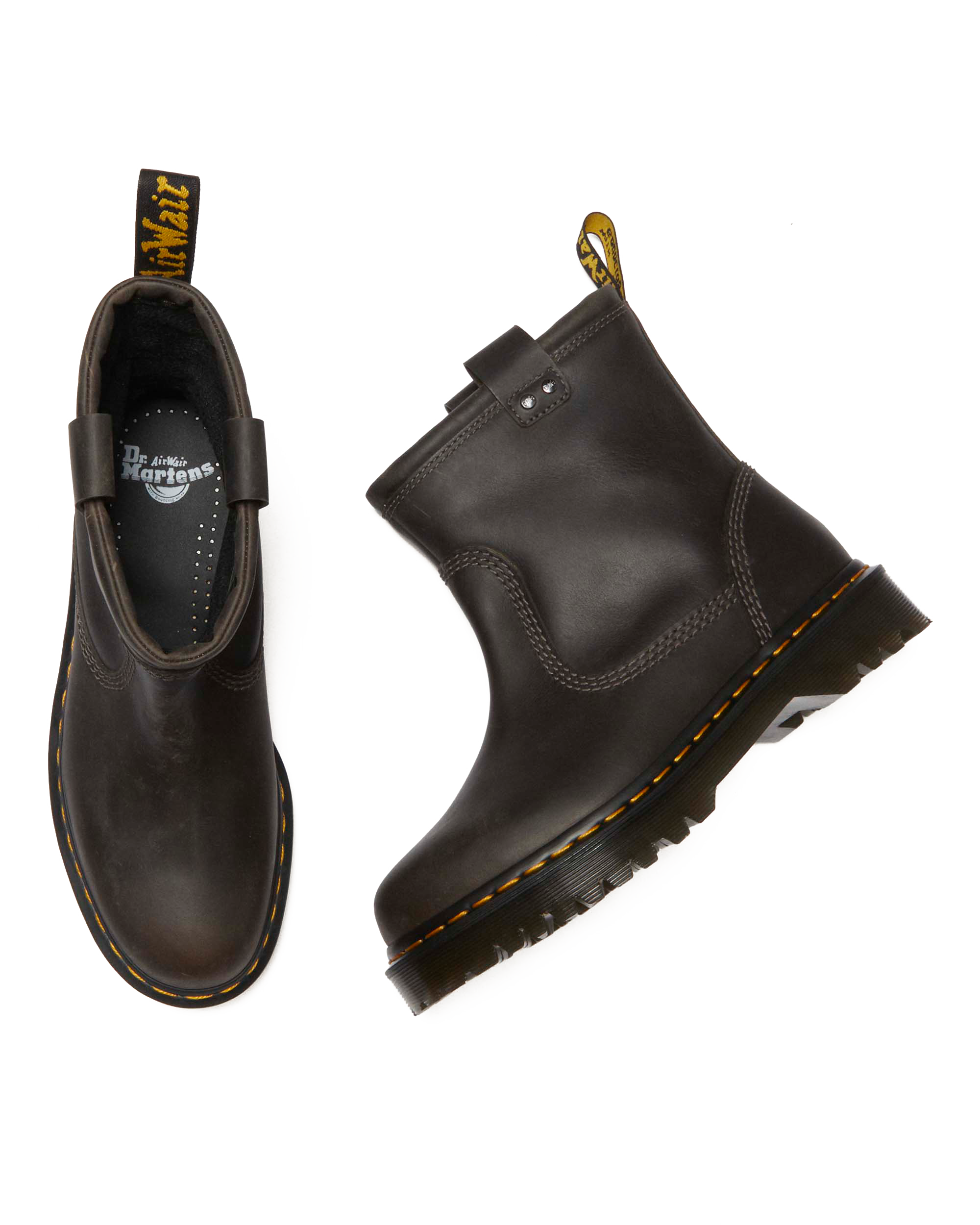 Anistone Lo Leather Biker Boots