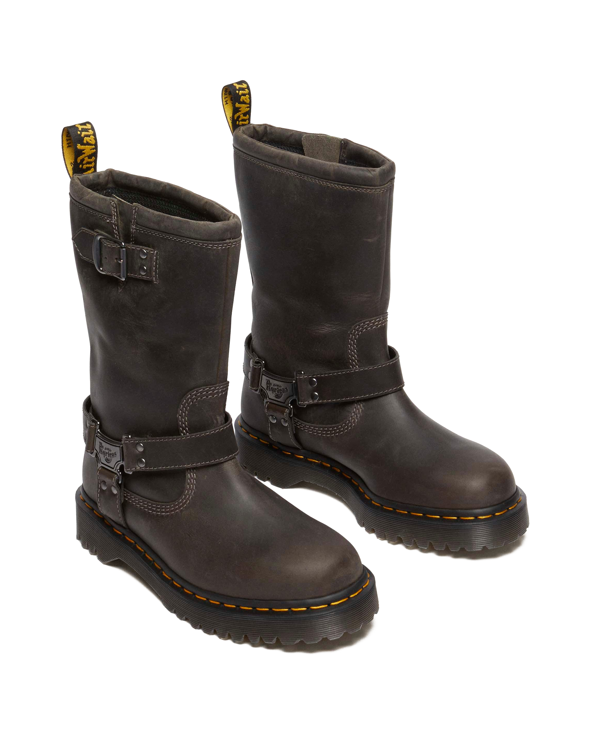 Anistone Hi Leather Biker Boots