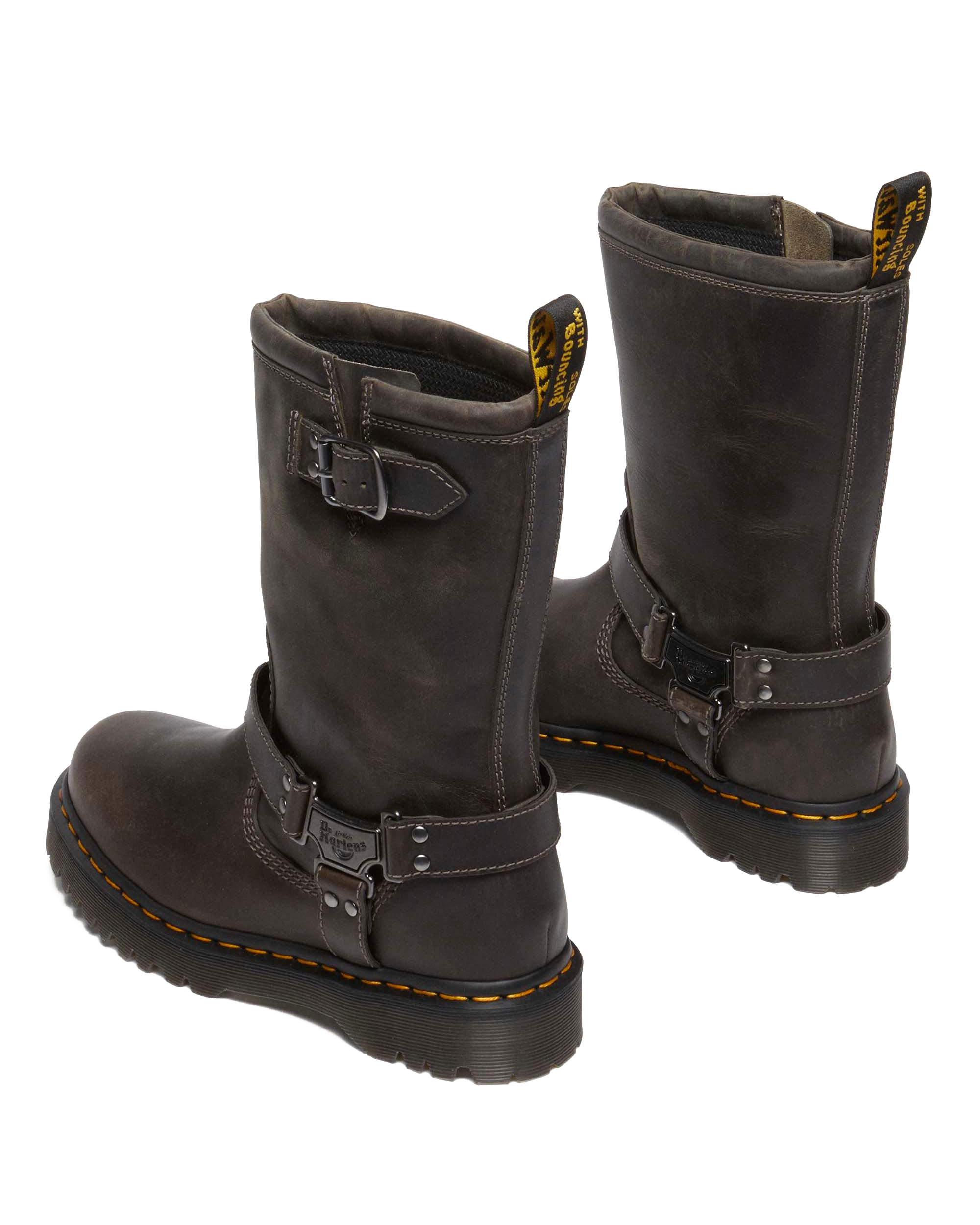 Anistone Hi Leather Biker Boots