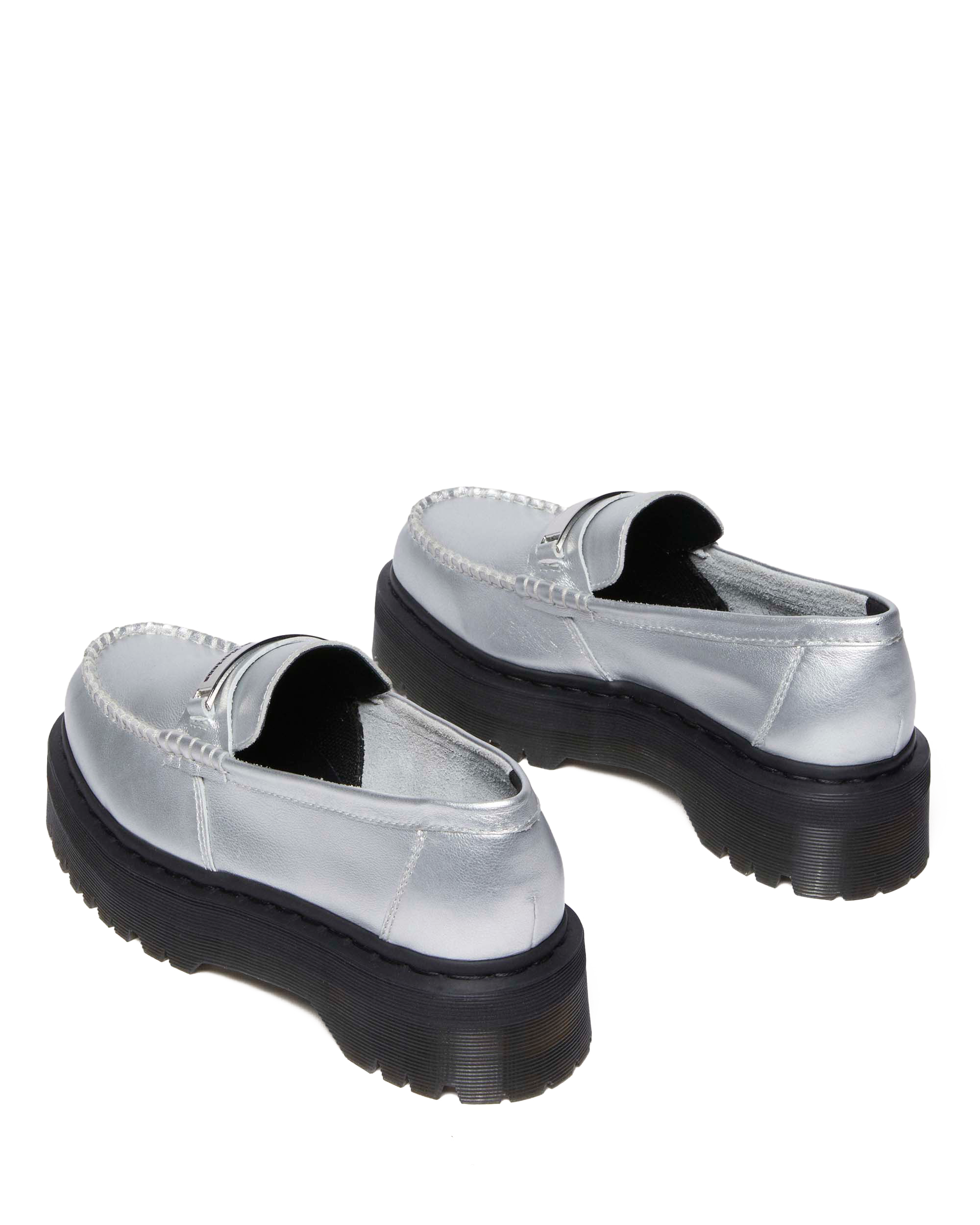 Adrian Metallic Tumble Loafers