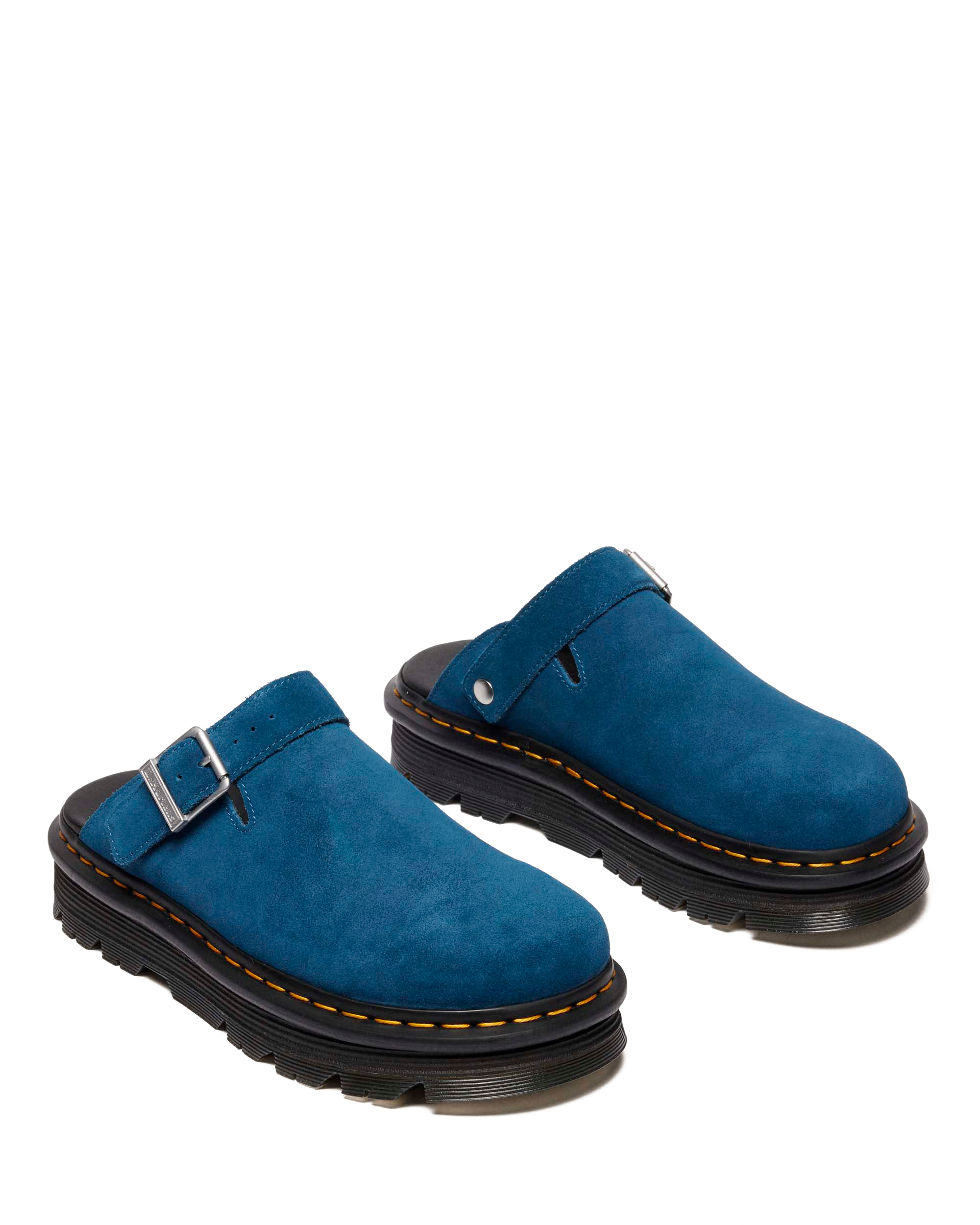 Zebzag Suede Casual Slingback Platform Mules