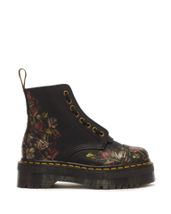 Sinclair Decayed Roses Leather Platform Boots