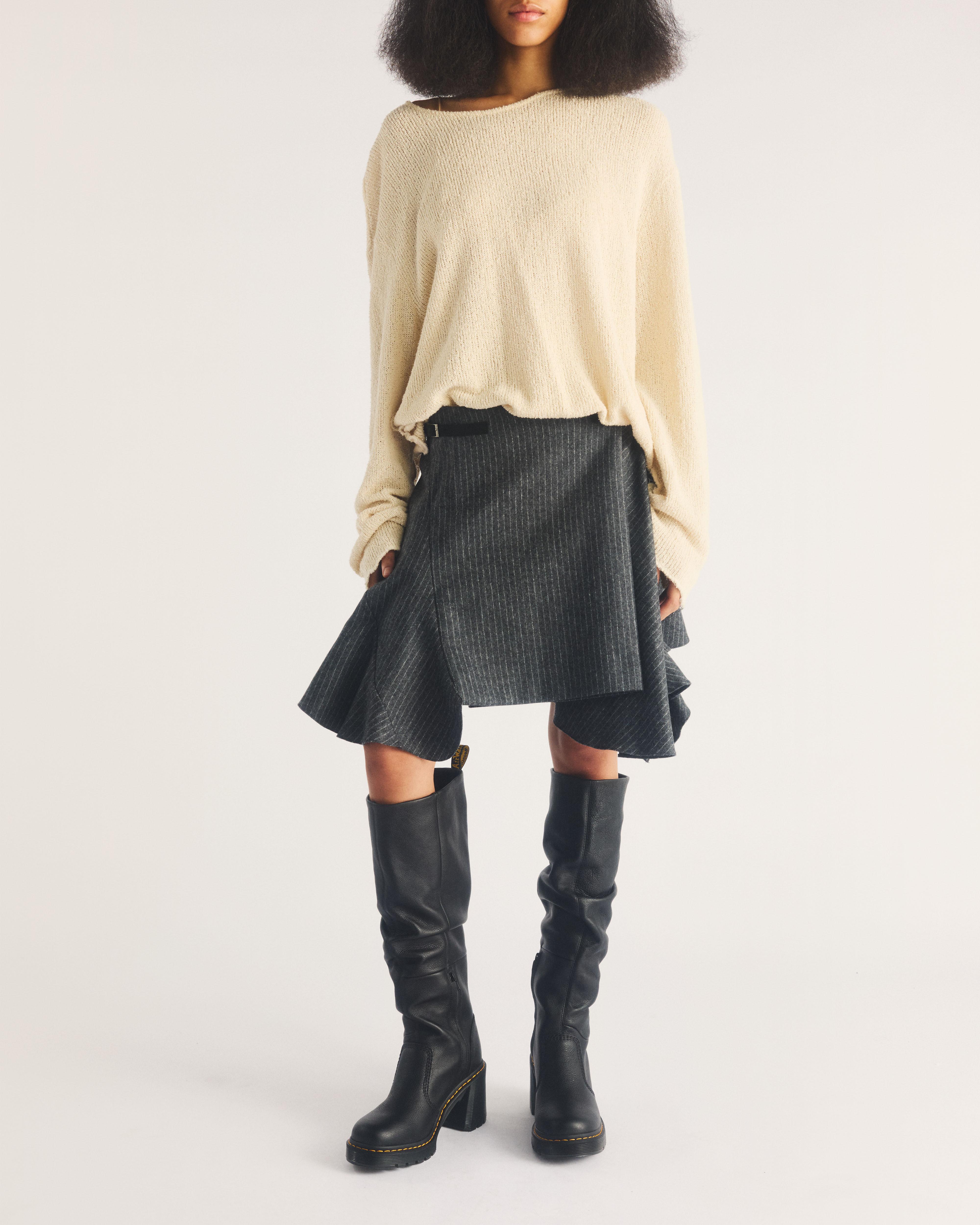 Kasey Virginia Leather Tall Heeled Boots