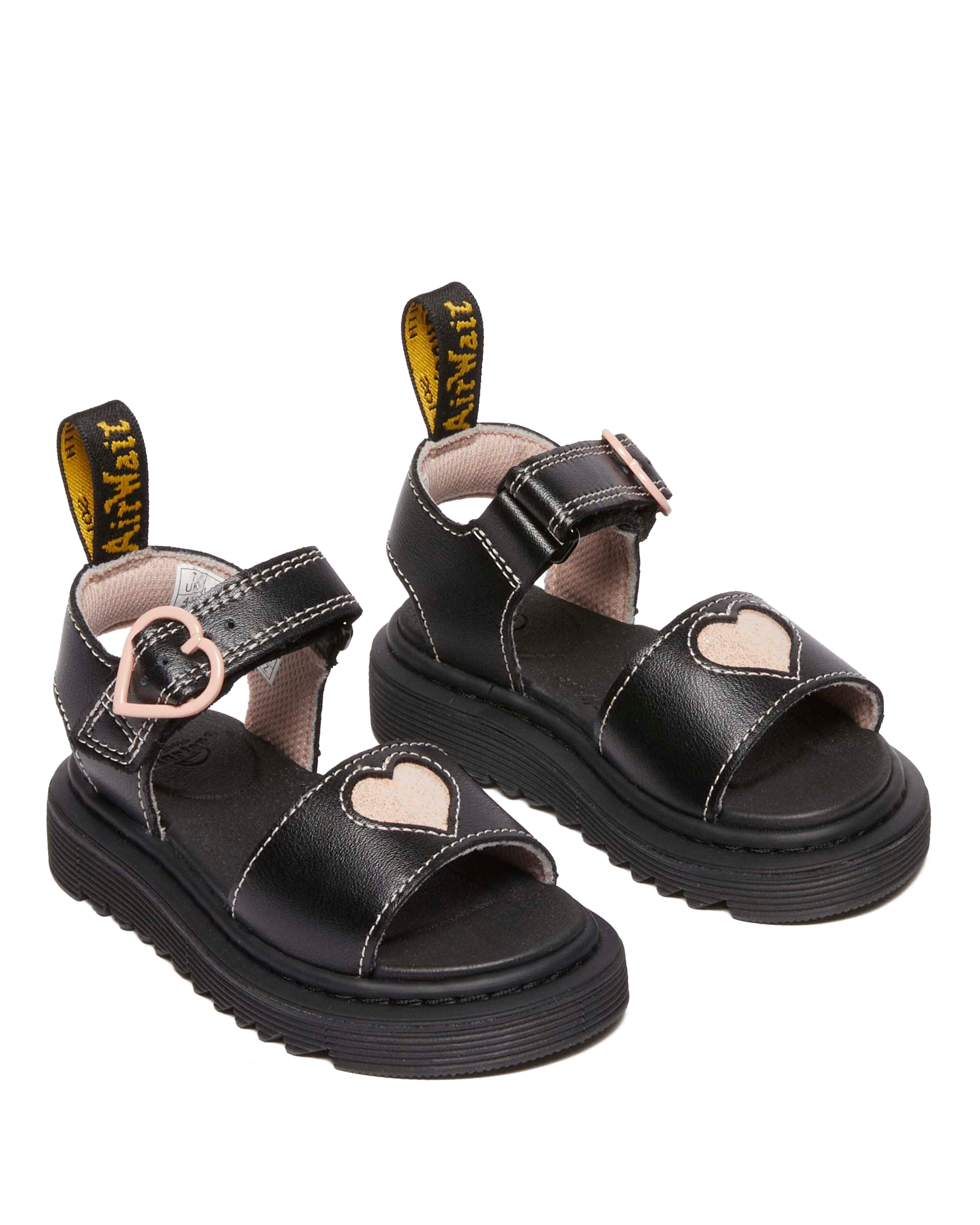Toddler Marlow Hearts leather Sandals