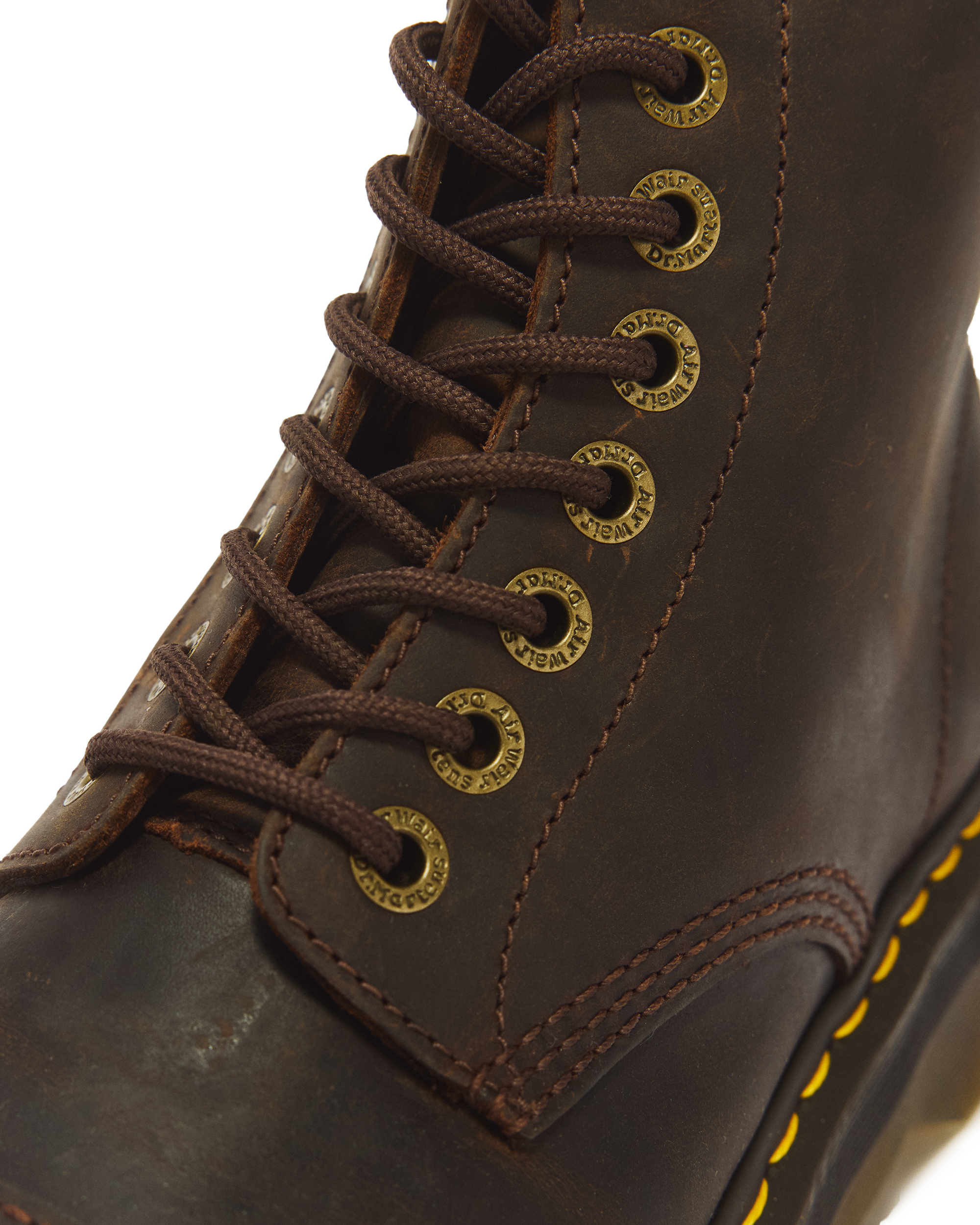 Sinclair Crazy Horse leather platform boots