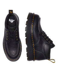 Zebzag Leather Casual 4-Eye Lace-Up Boots