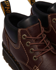 Zebzag Leather Casual 4-Eye Lace-Up Boots