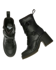 Chesney Tech Strap Eight Eye Heeled Boots