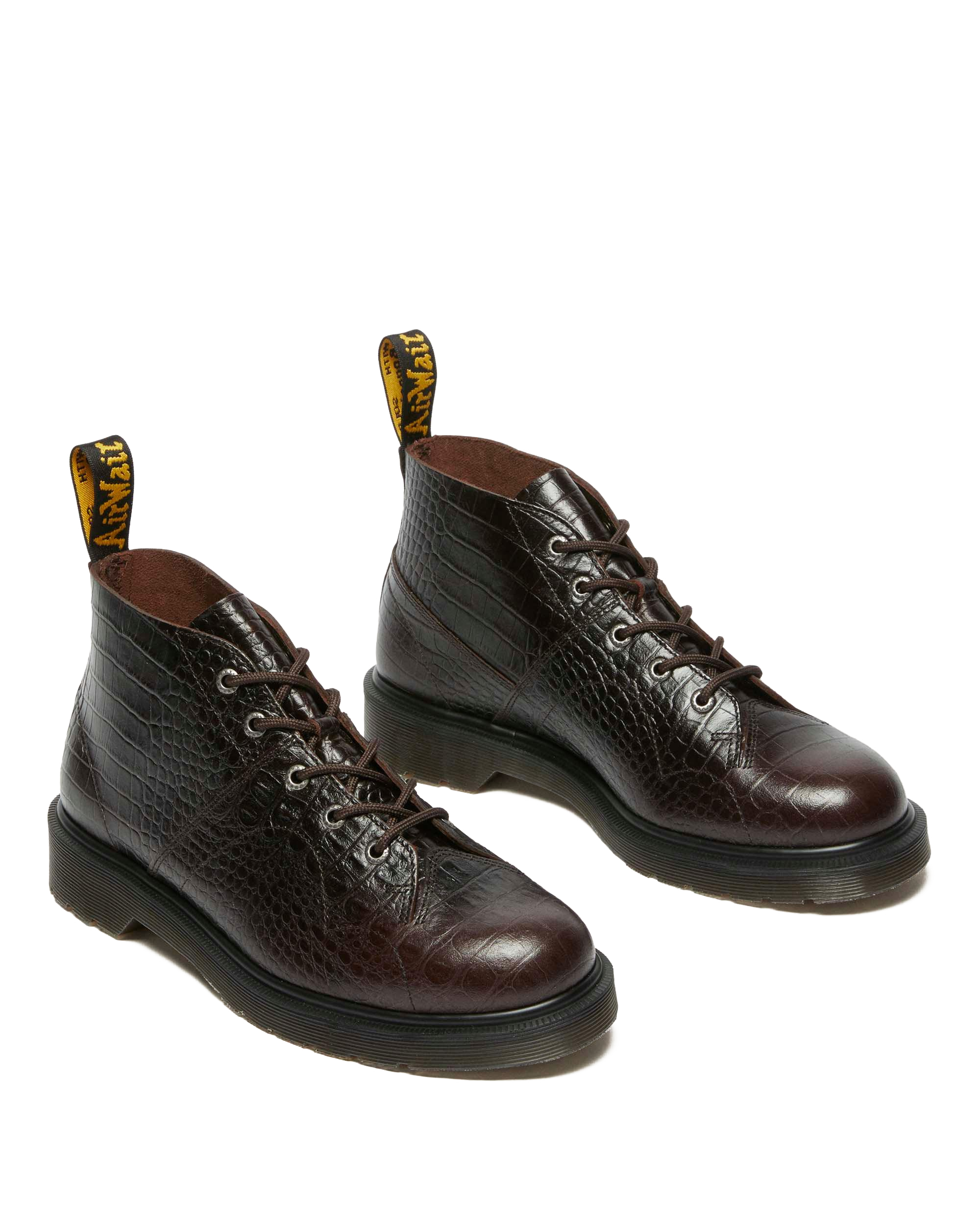 Church Crocodile Analine Leather Ankle Boots