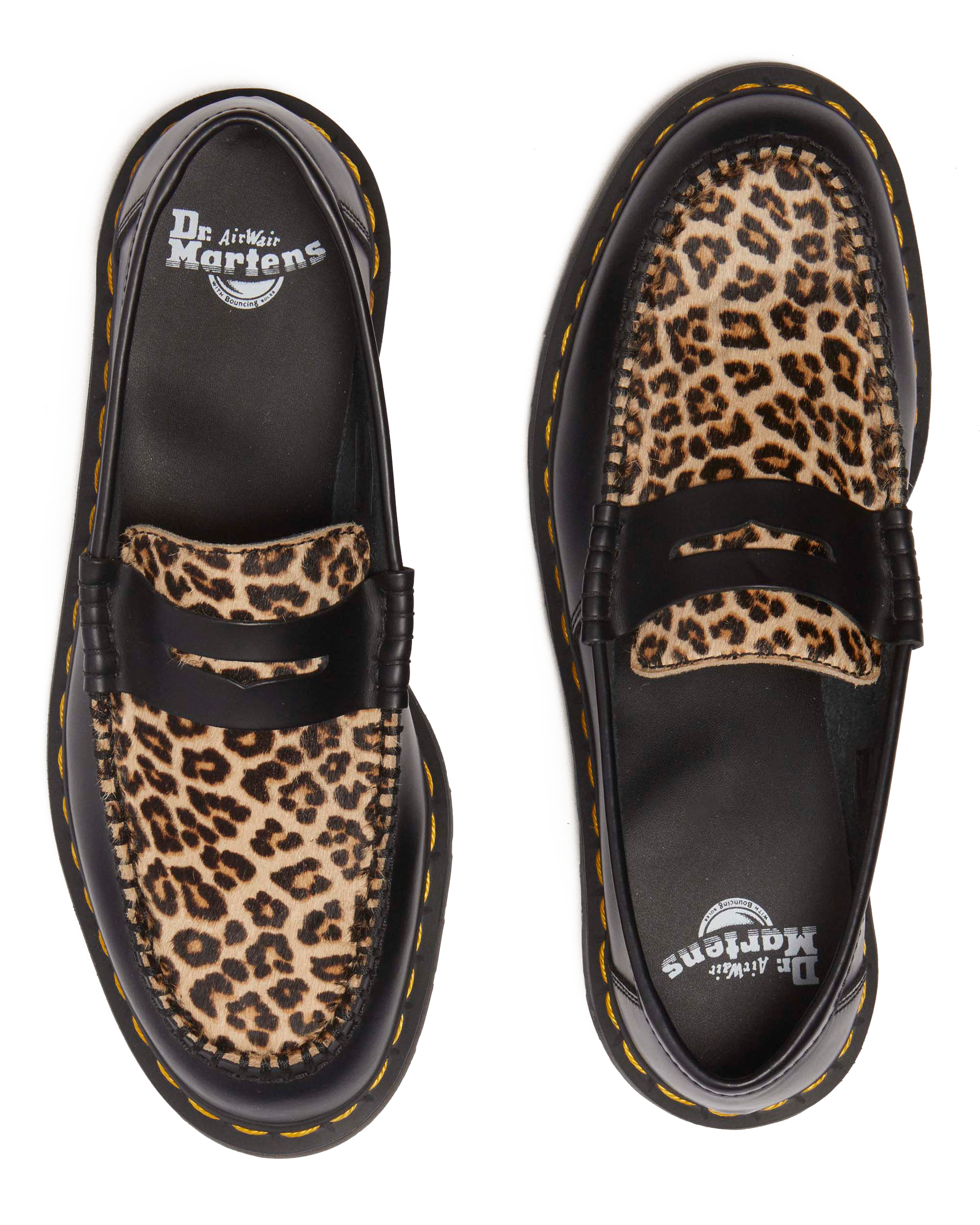 Penton Hair On & Smooth leather loafers