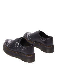Monk Celestial Moth Leather Platform Shoes
