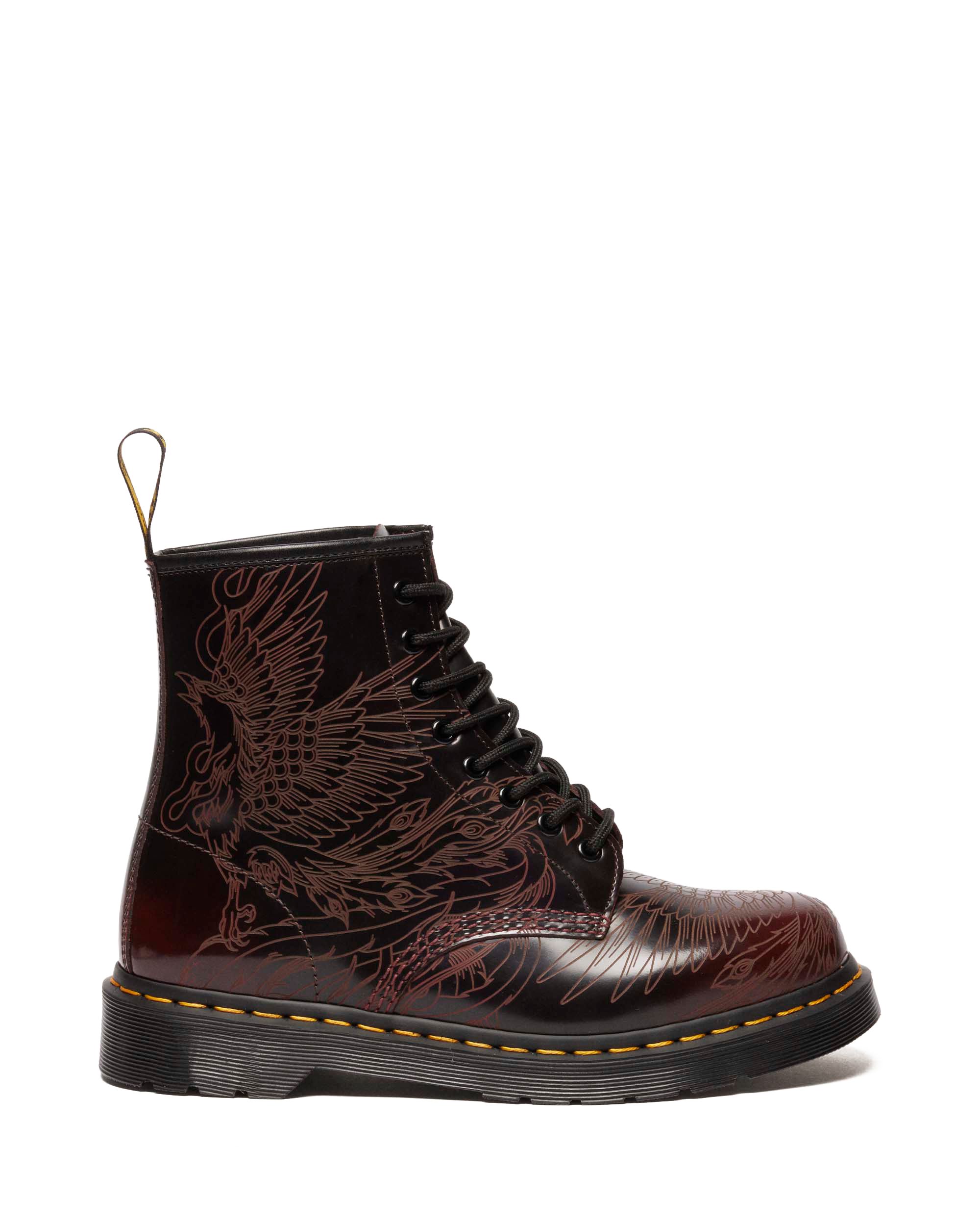 1460 PHOENIX ARCADIA RUB OFF LEATHER BOOTS