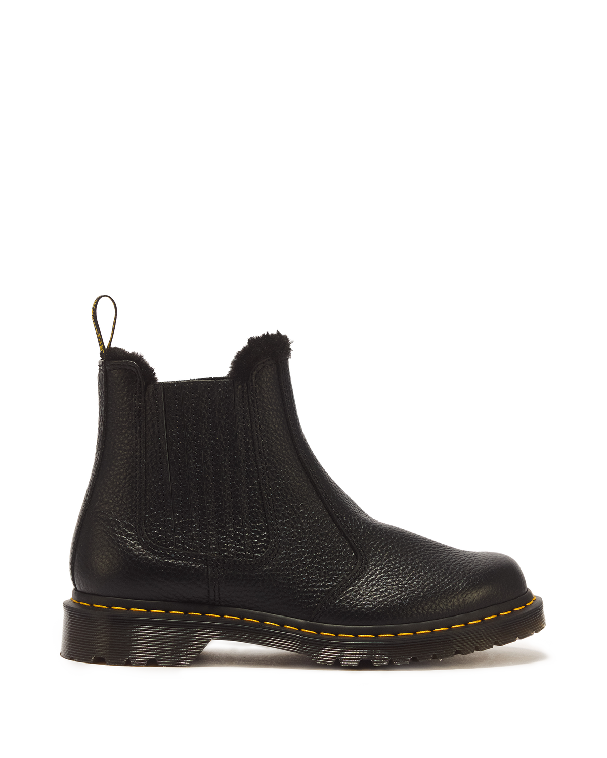 2976 LEONORE II FAUX FUR LINED SOFT LEATHER CHELSEA BOOTS