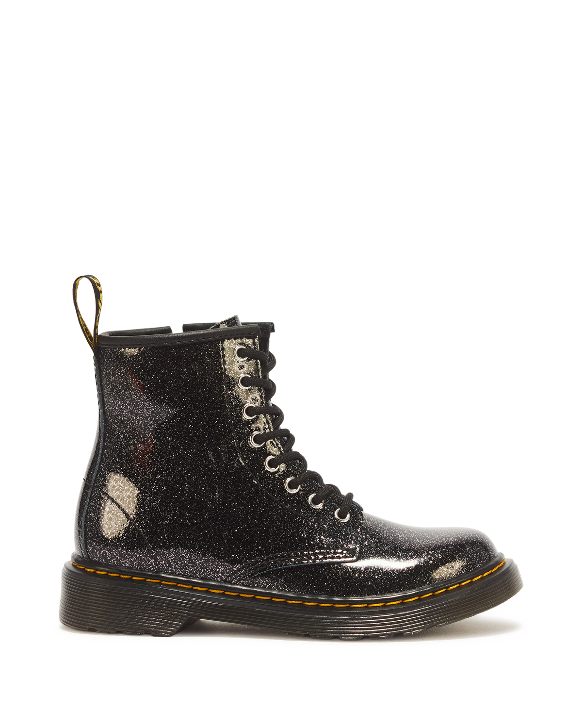 JUNIOR 1460 GLITTER PATENT LEATHER  BOOTS