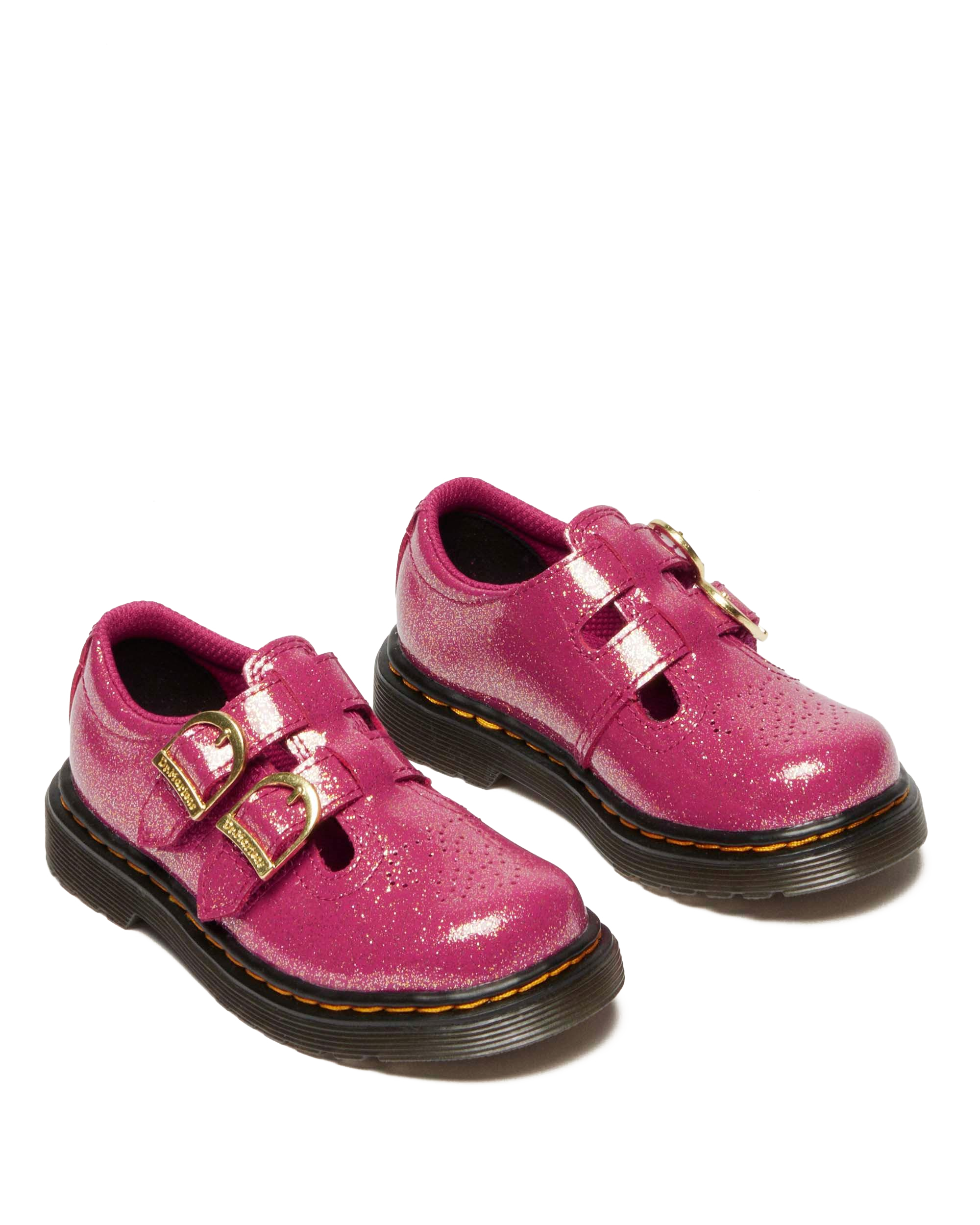 TODDLER 8065 GLITTER PATENT LEATHER  MARY JANE SHOES