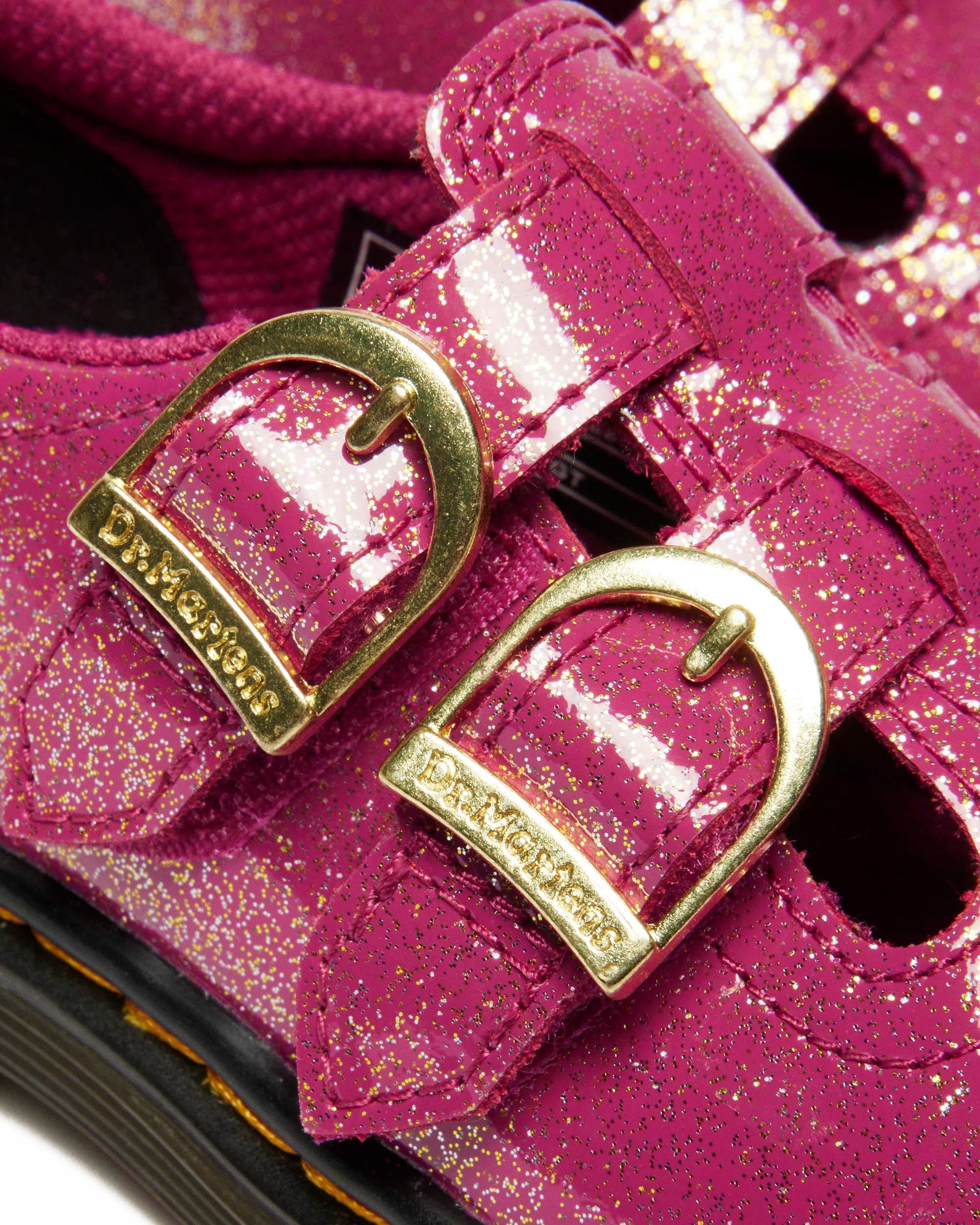 TODDLER 8065 GLITTER PATENT LEATHER  MARY JANE SHOES