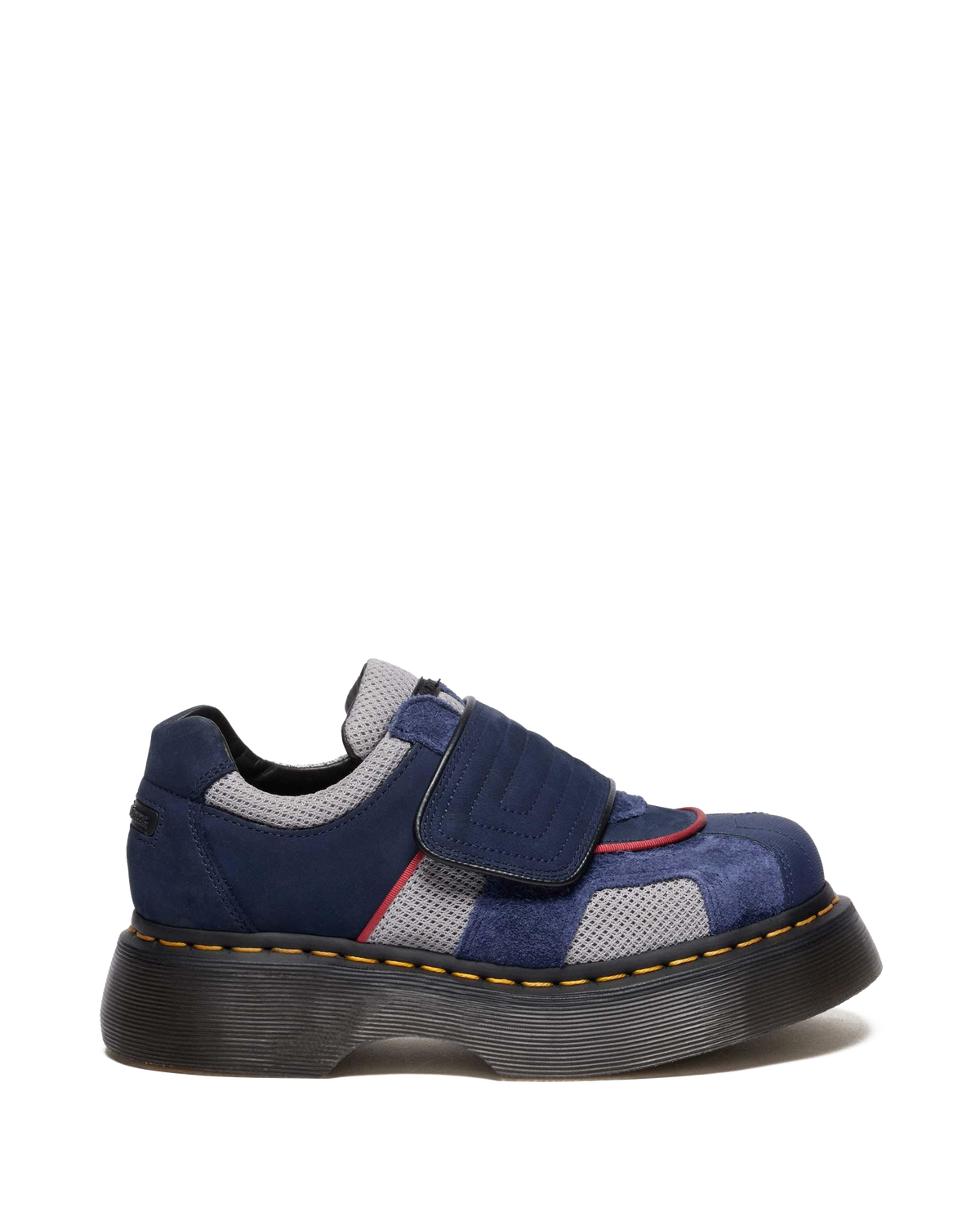 Buzz Strap Mixed Material Shoes