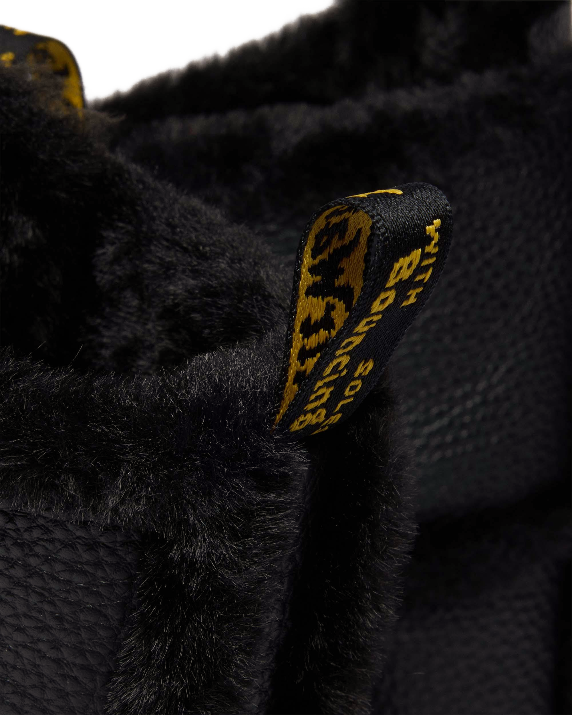 Buzz Lace Up Faux Fur Lined Grizzly Leather Boots