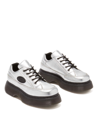 Buzz 5-eye metalic leather shoes
