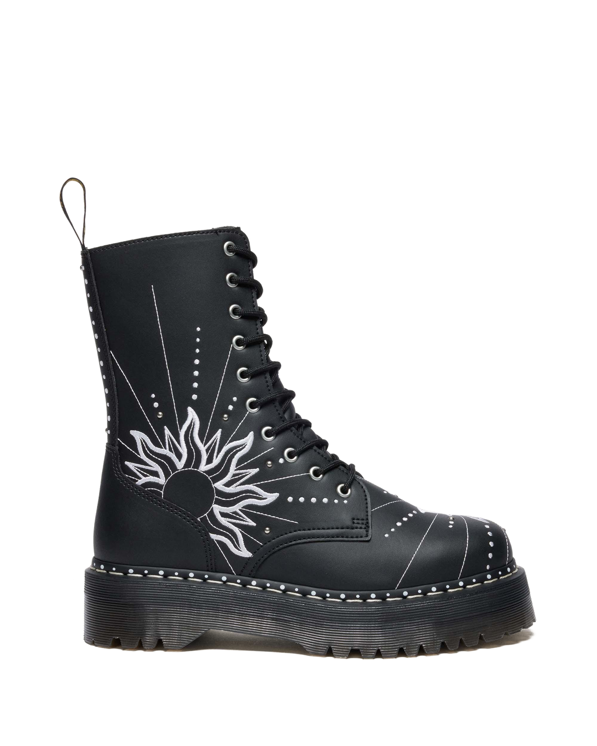 Jadon Hi Solar Flare Reclaimed Leather Platform Boots