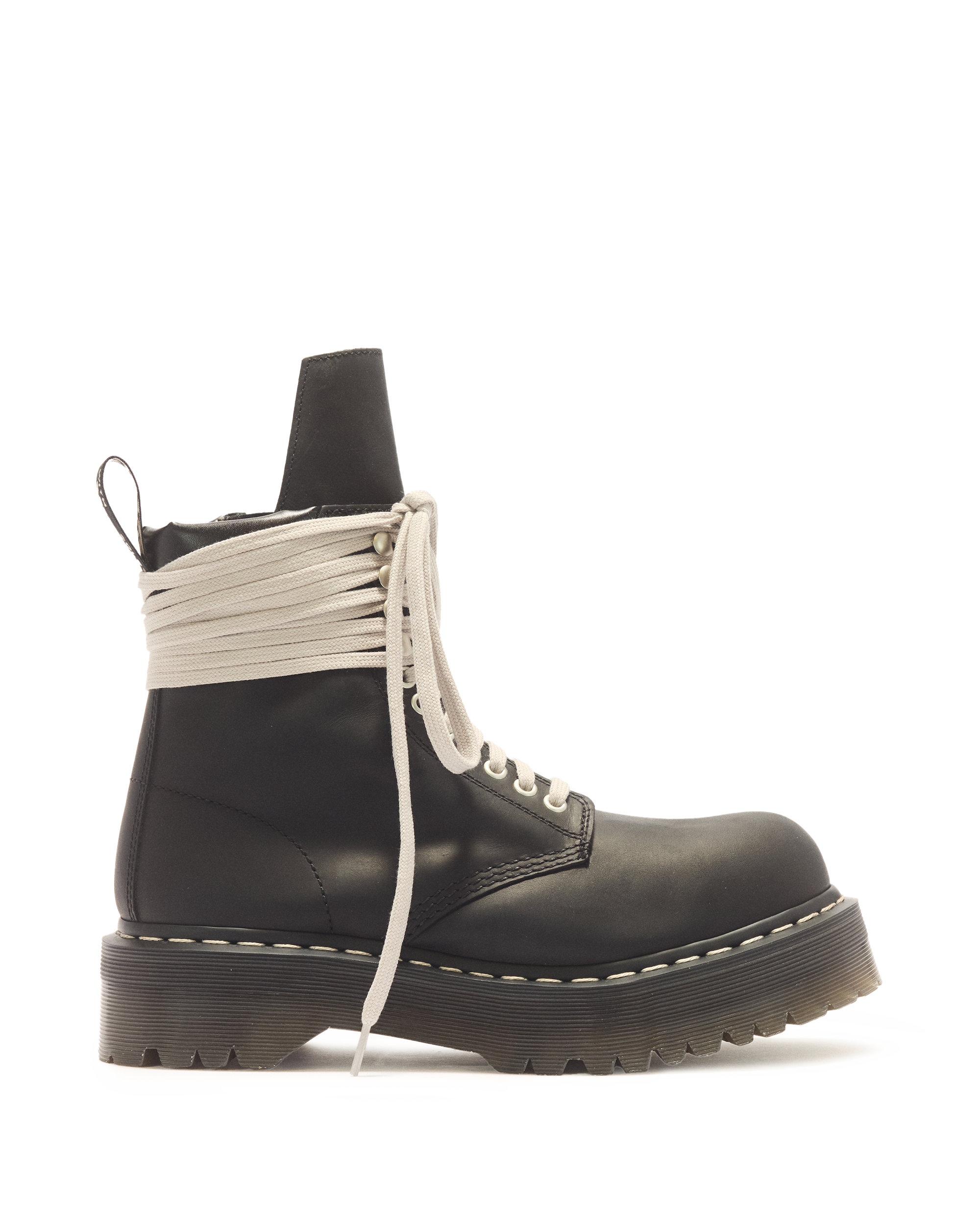 RICK OWENS STEEL TOE BOOTS
