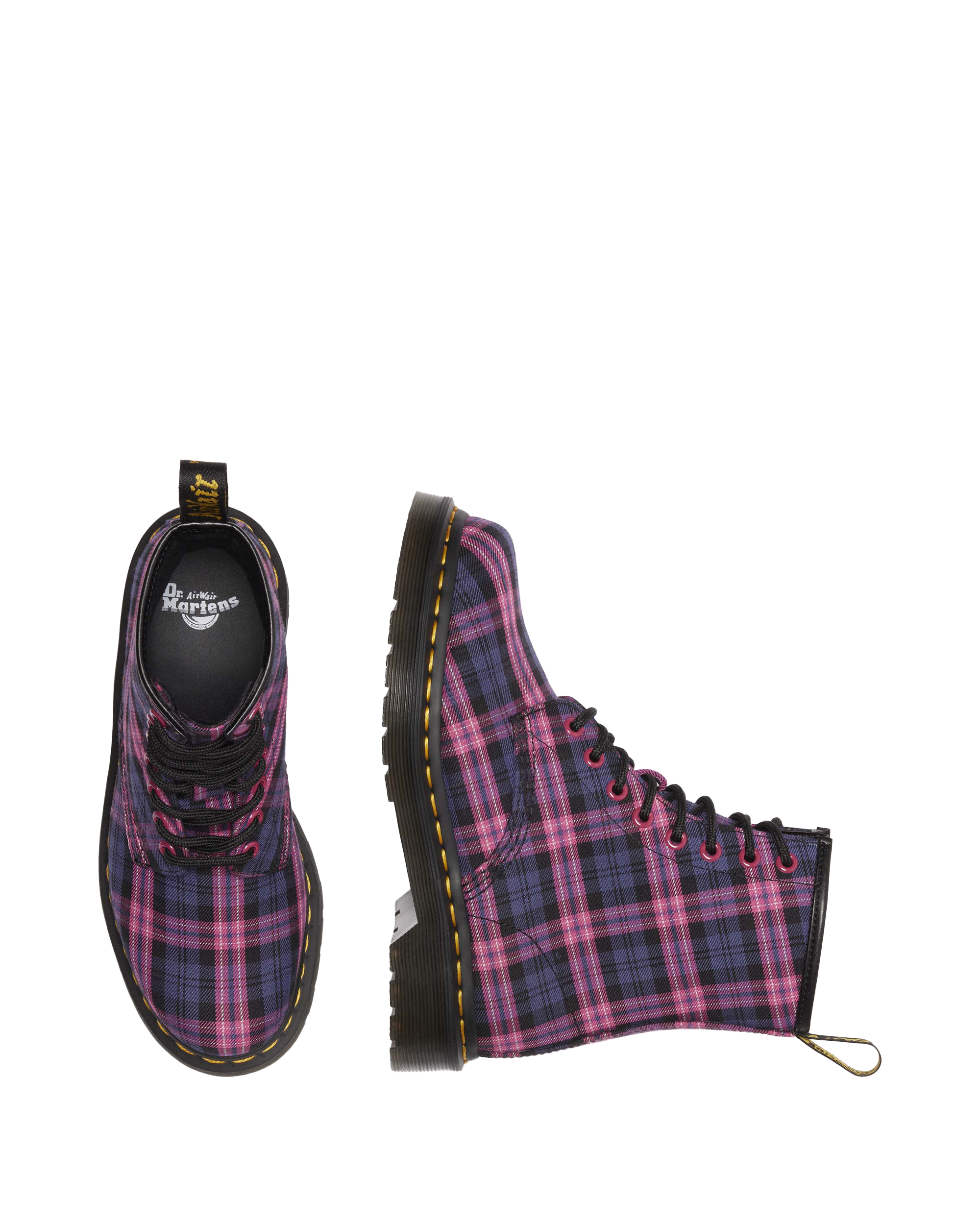 1460 Tartan Lace Up Boots
