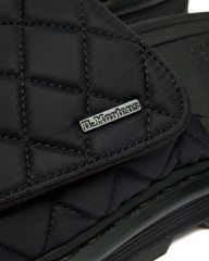 Zebzag Quilted Canvas Platform Slides