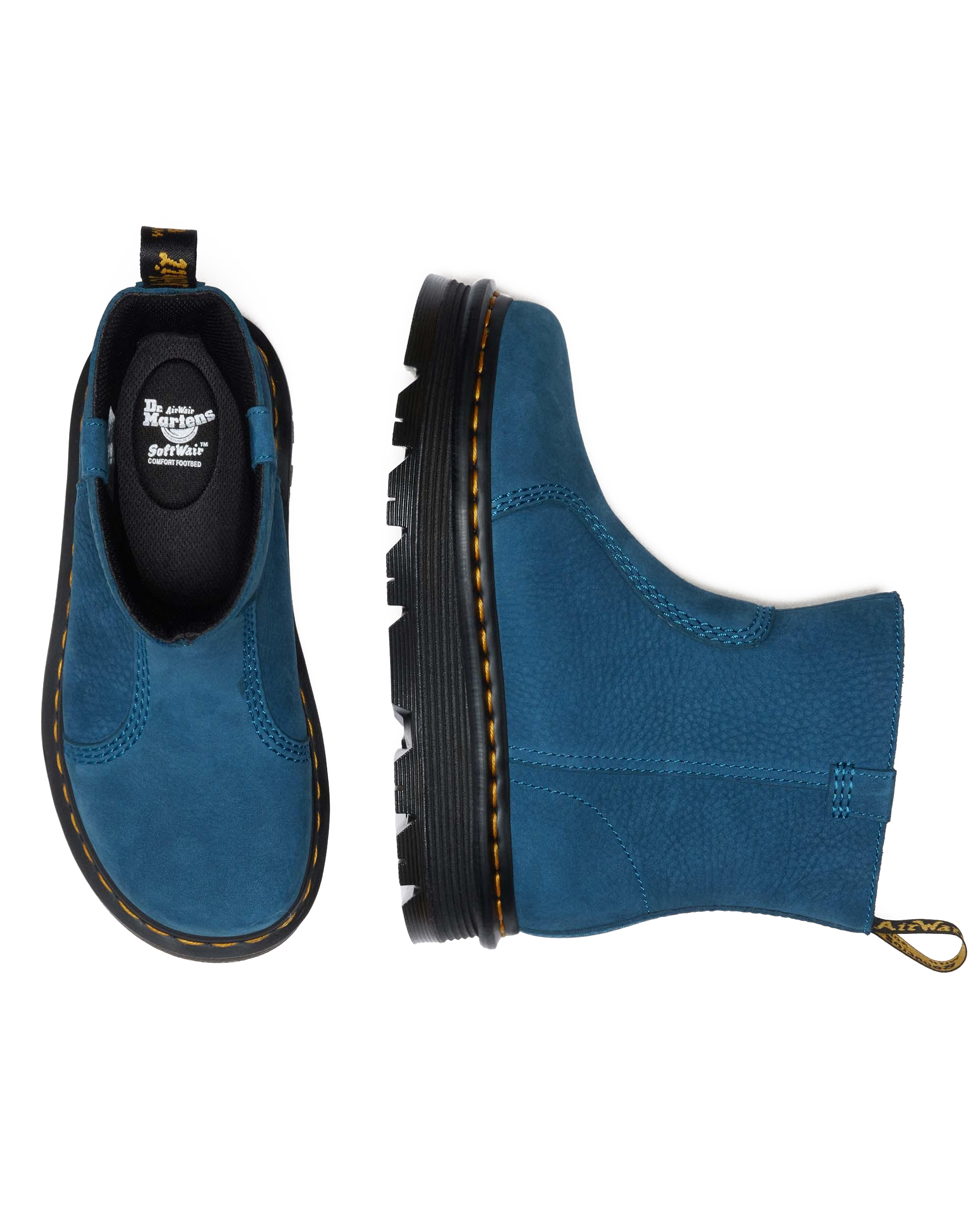 Zebzag Rigger Slip On Nubuck Boots