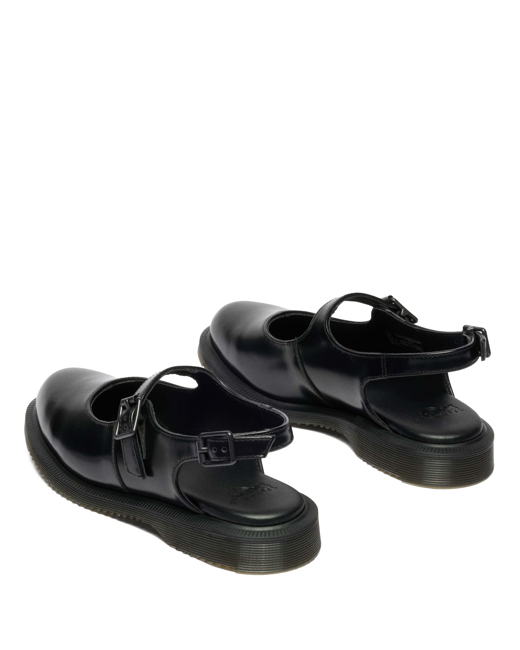 Madaline Mary Jane Smooth Leather Sling Back Shoes