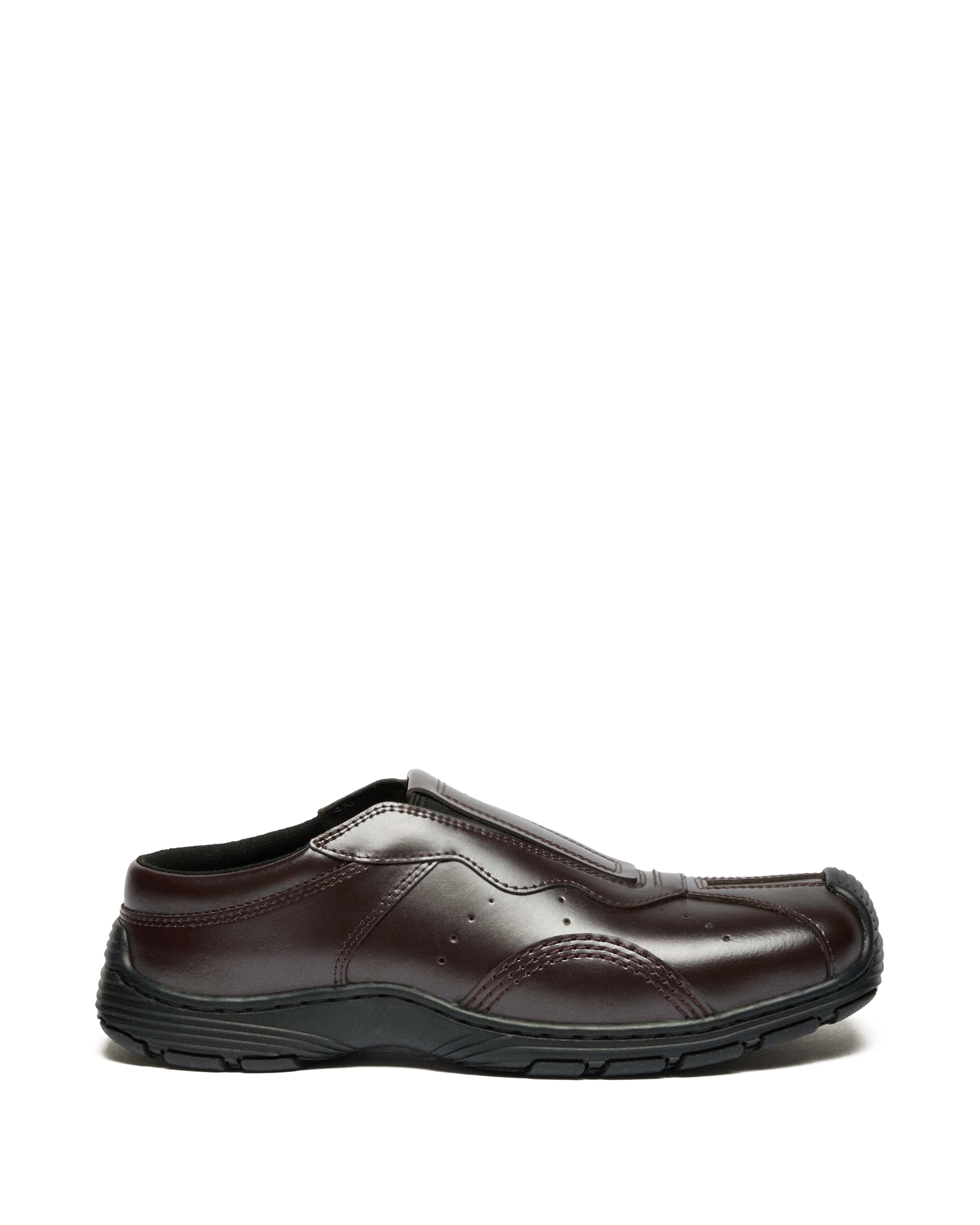 Aurix Satin Finish Leather Mules