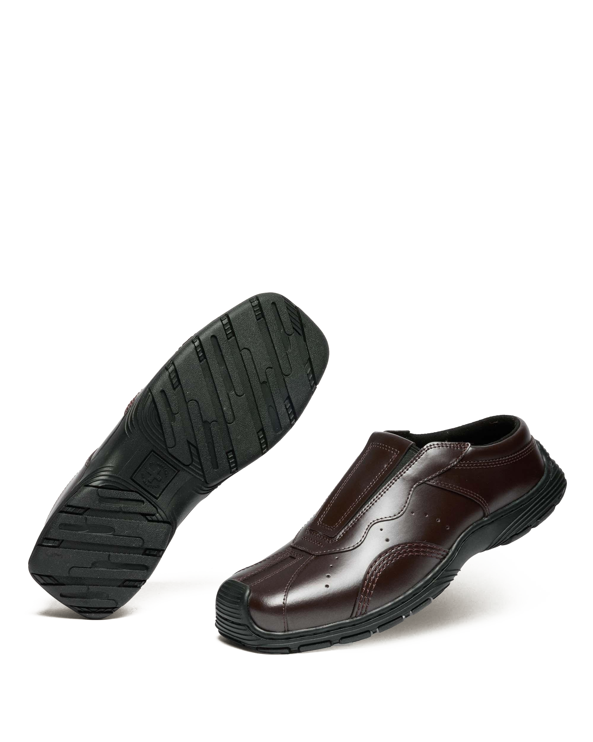 Aurix Satin Finish Leather Mules