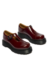 Rejena Mary Jane Lacquered Leather Shoes